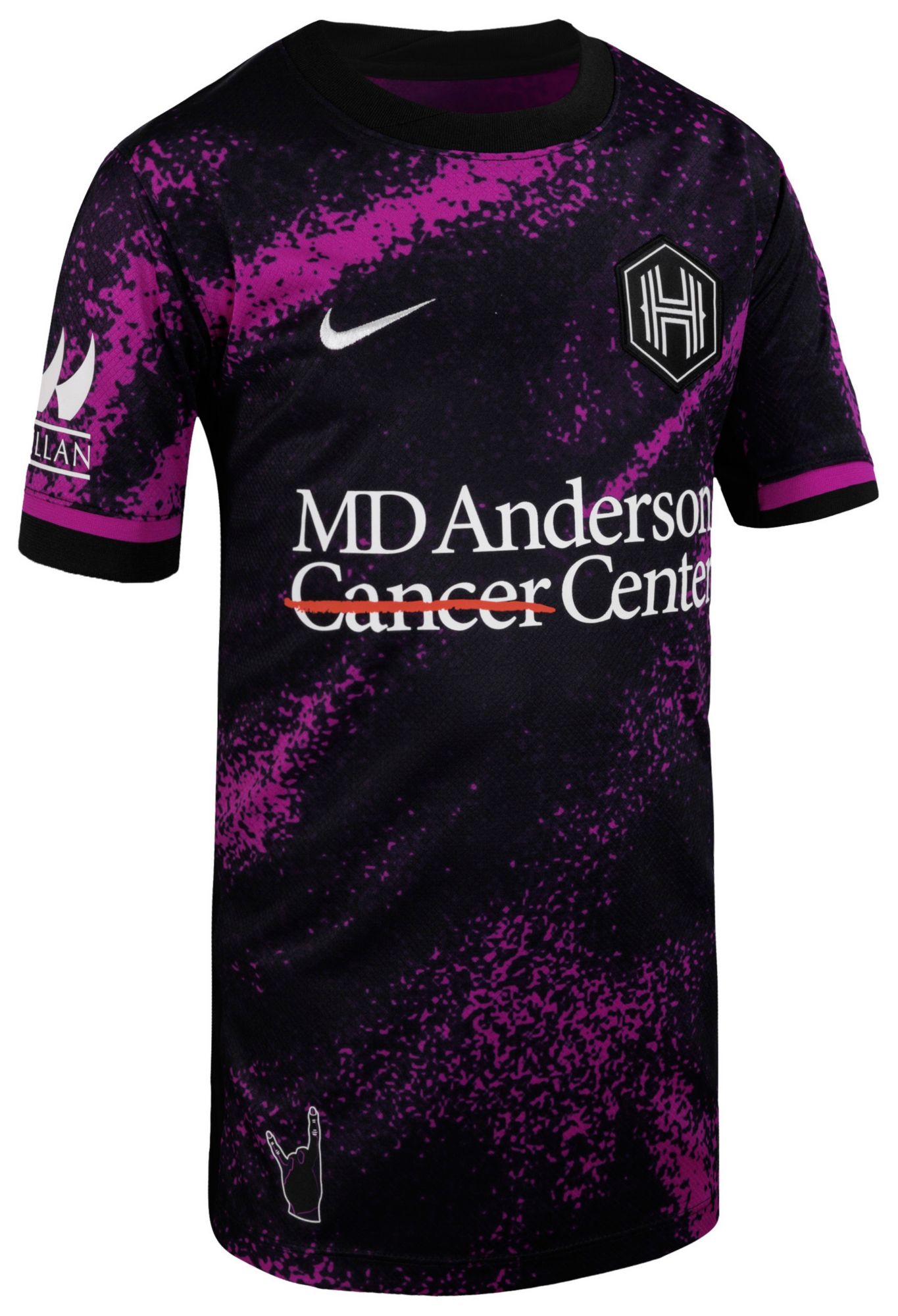Nike Youth Houston Dash 2025-26 Purple Away Replica Jersey product image