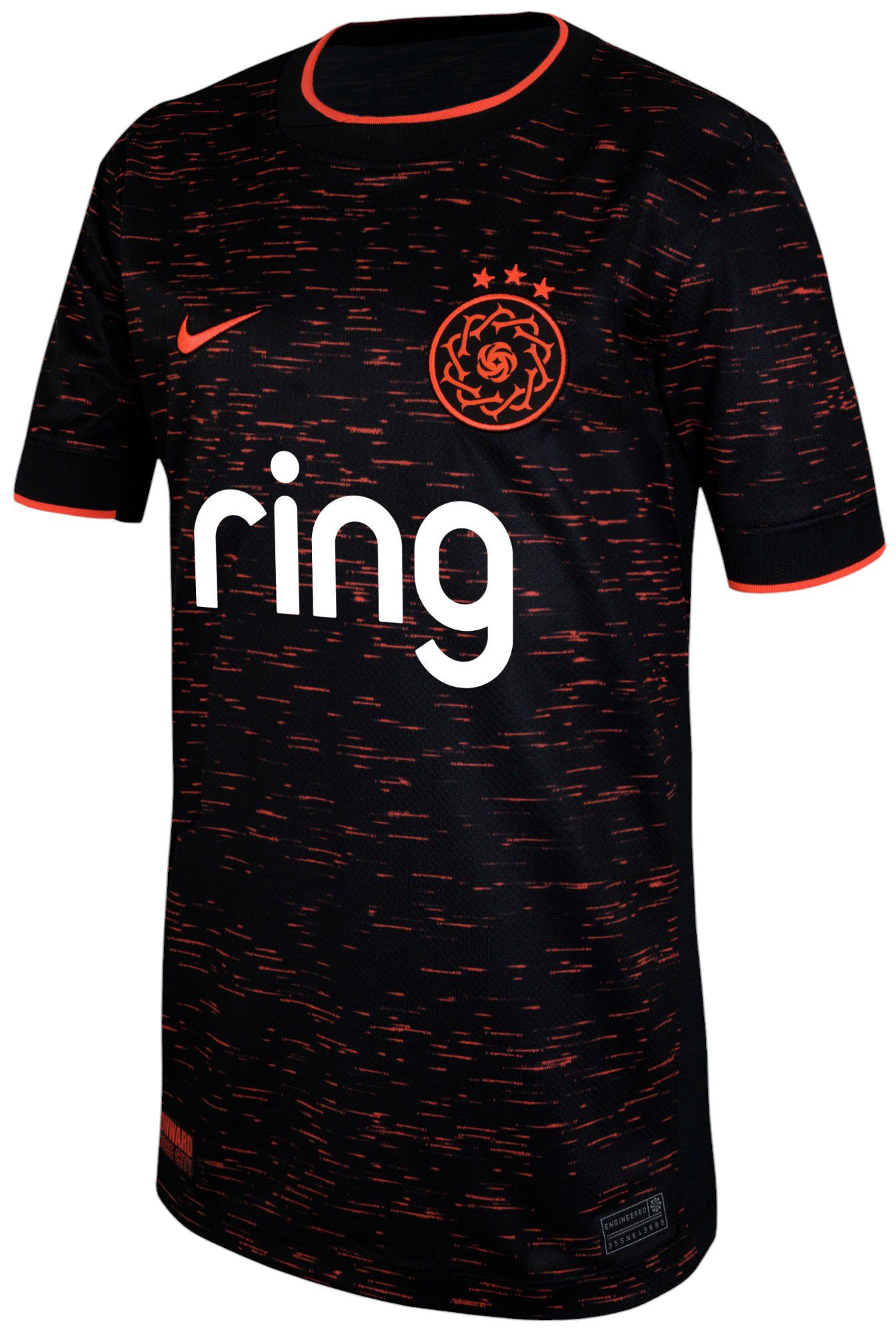 Nike Youth Portland Thorns 2025 Black Away Replica Jersey product image