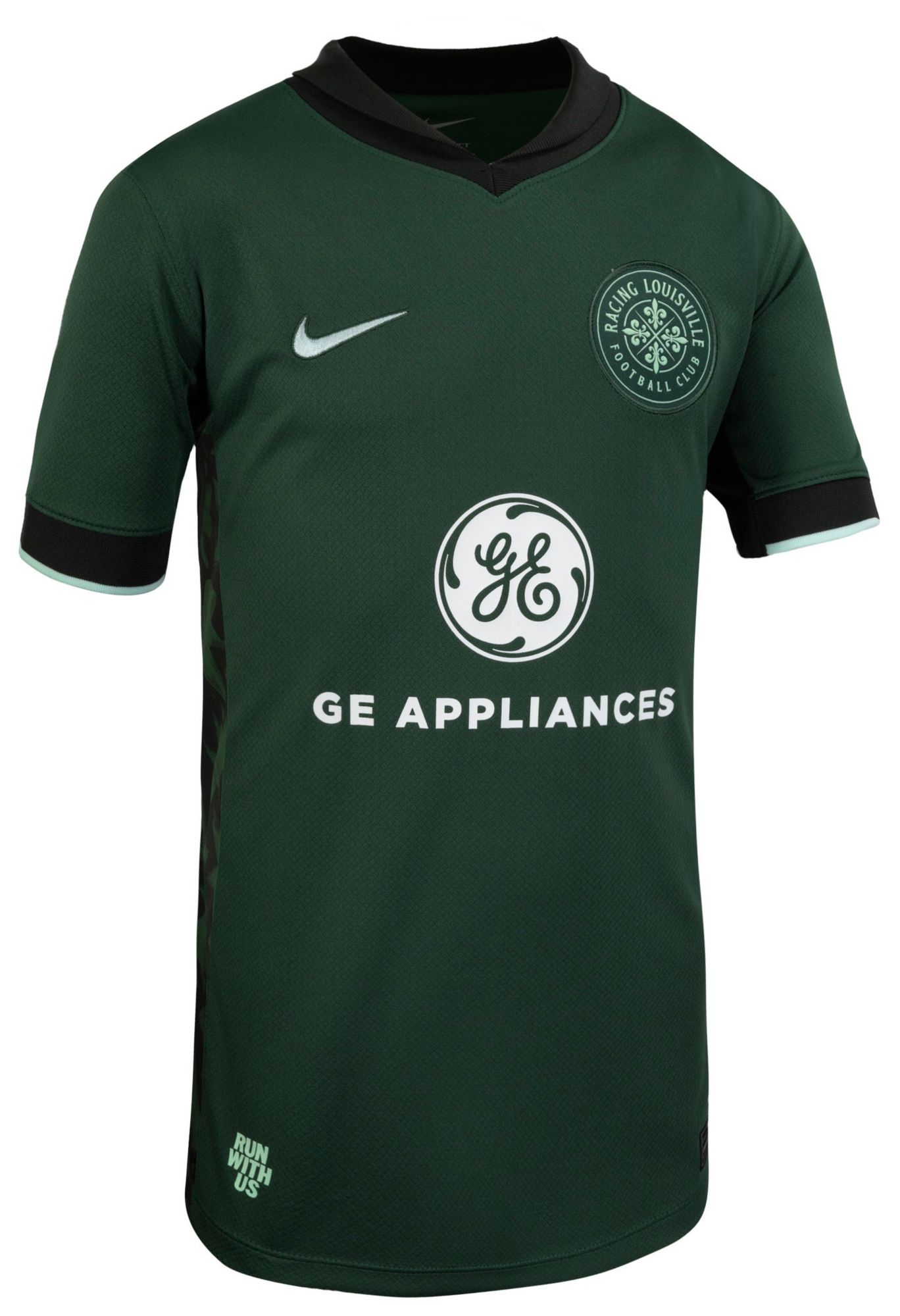 Nike Youth Racing Louisville FC 2025-26 Green Away Replica Jersey product image