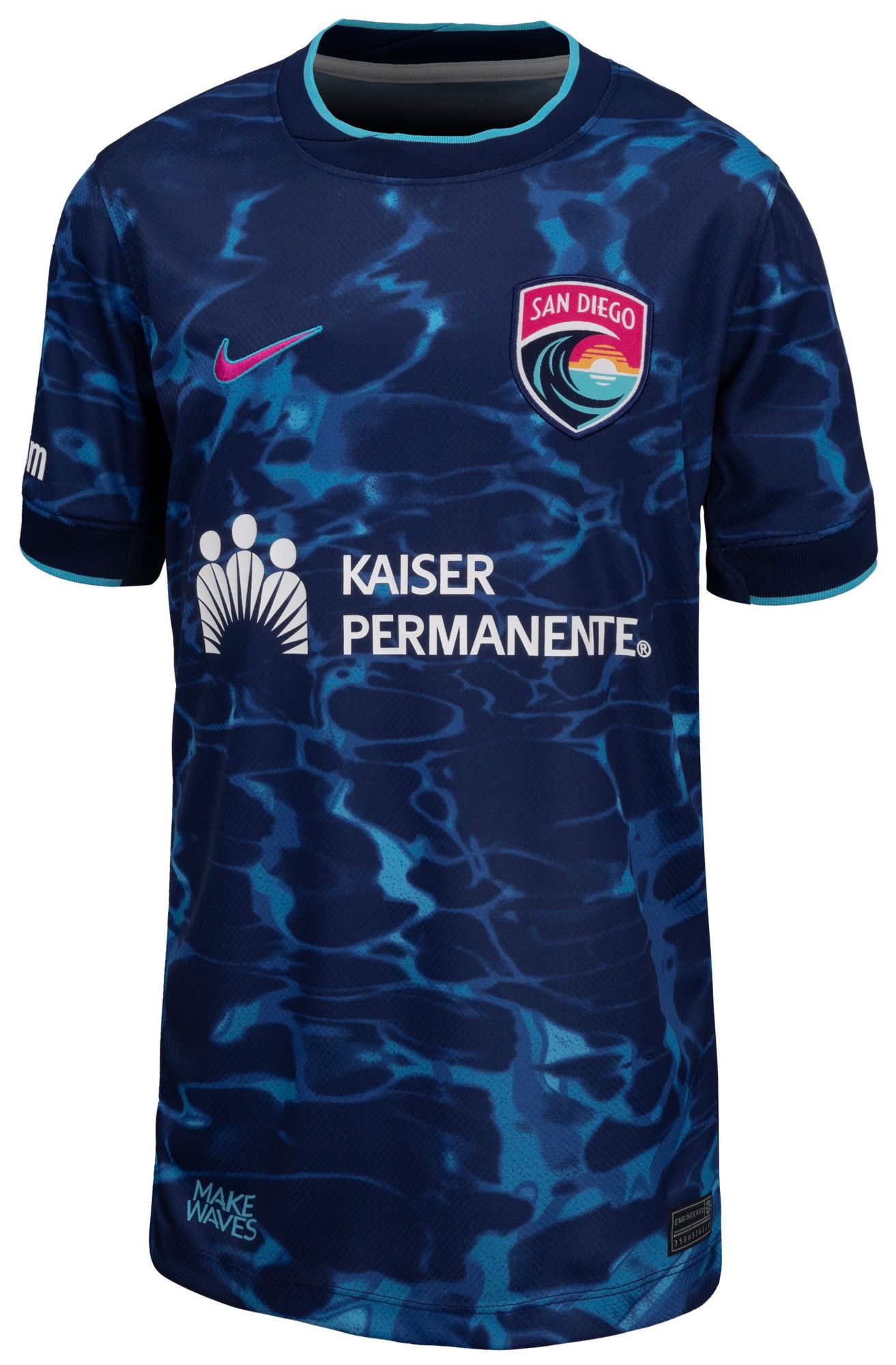 Nike Youth San Diego Wave 2025-26 Blue Away Replica Jersey product image