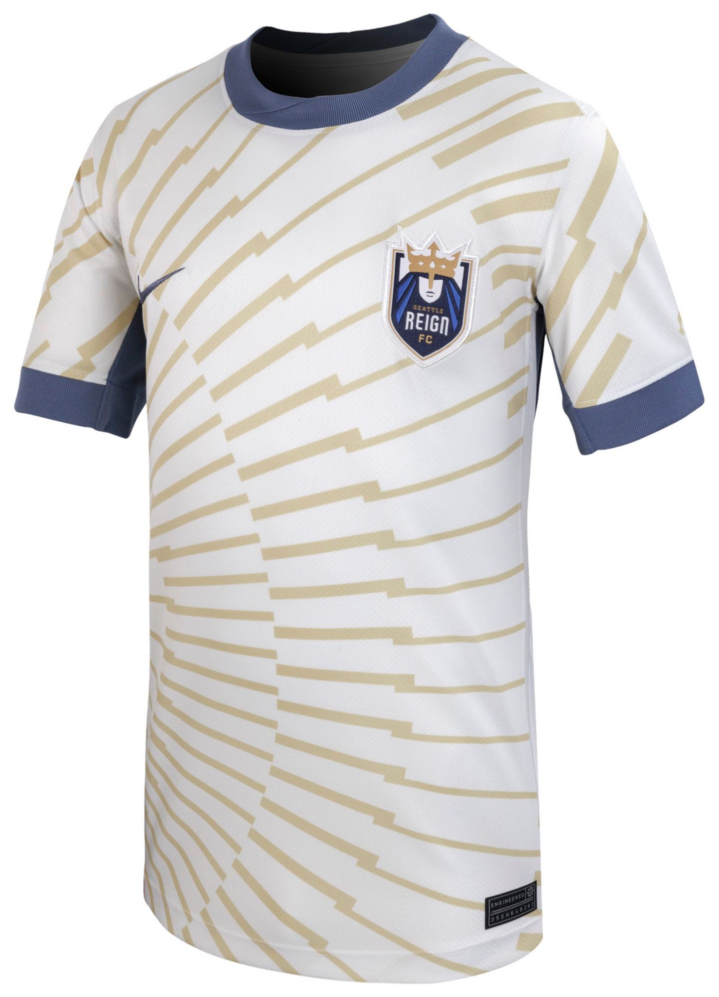 Nike Youth Seattle Reign FC 2025-26 White Away Replica Jersey product image