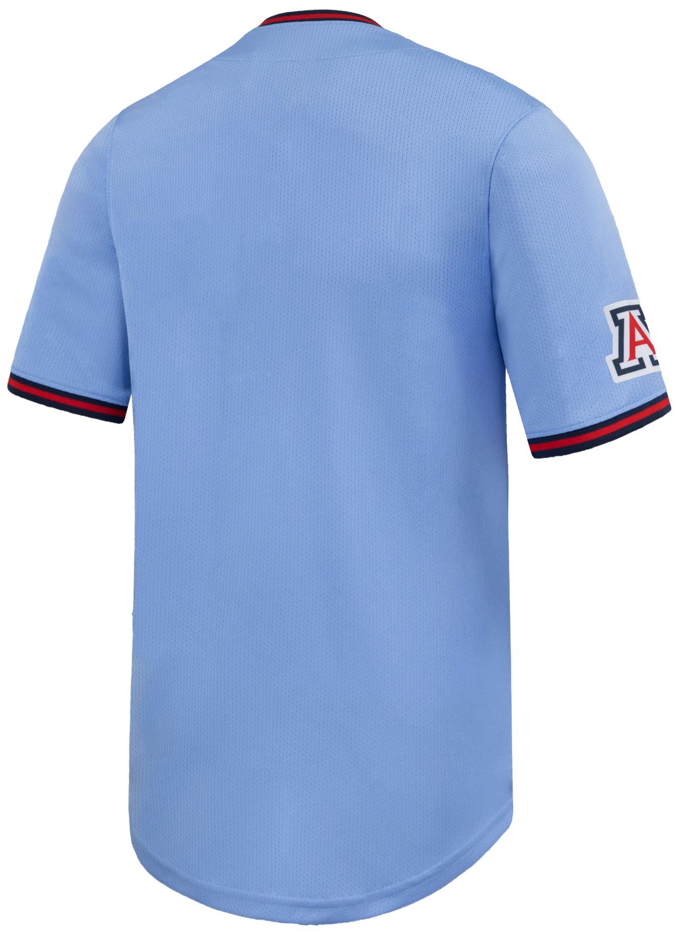 Nike Youth Arizona Wildcats Light Blue Full Button Replica Baseball Jersey product image