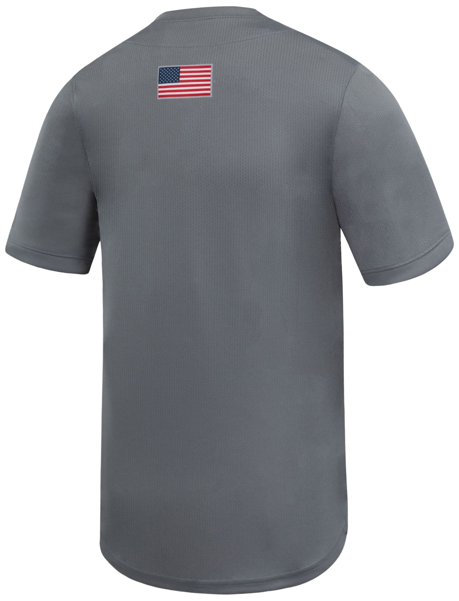 Nike Youth Tennessee Volunteers Grey Full Button Replica Baseball Jersey product image