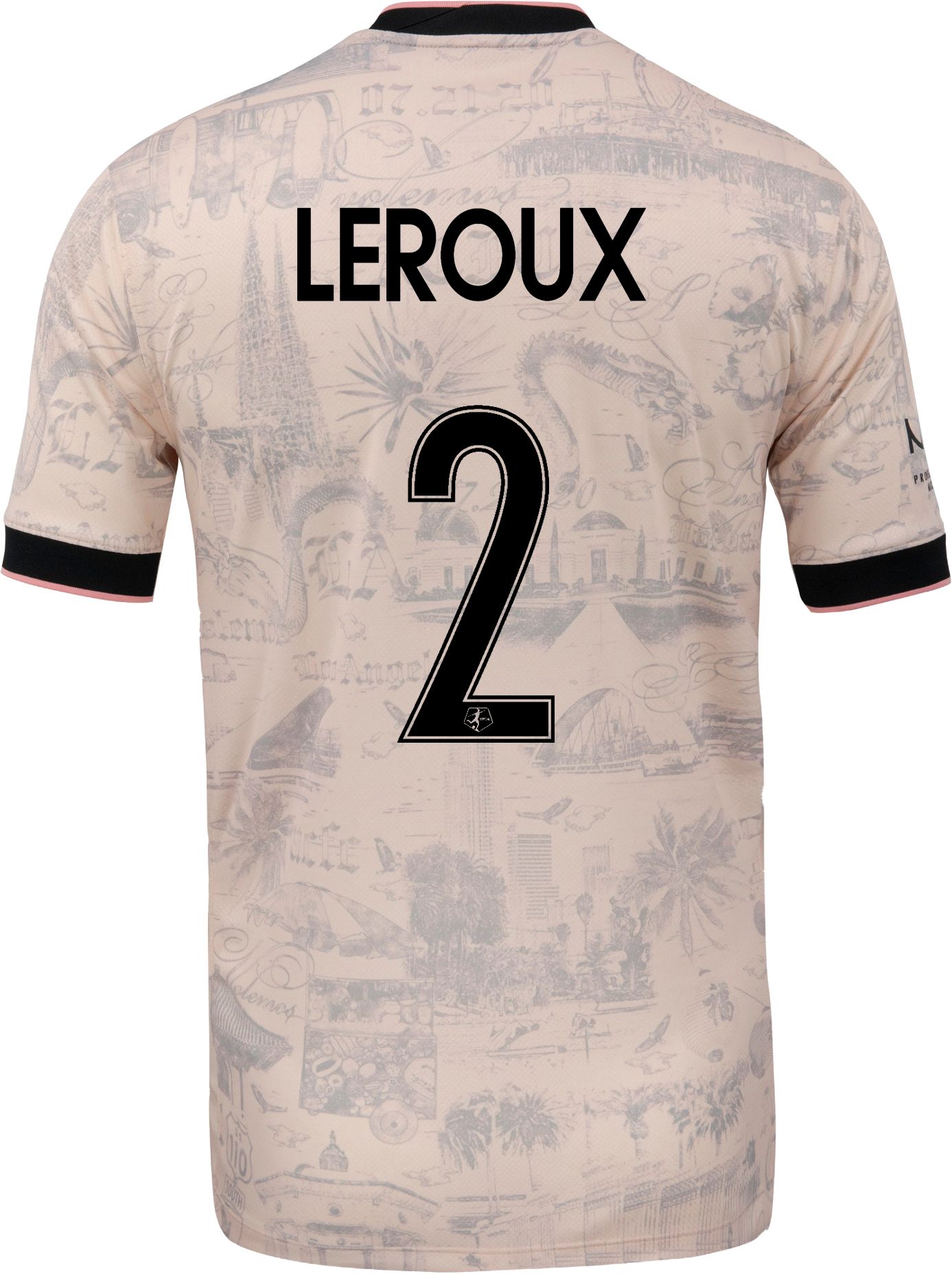 Nike Adult Angel City FC Sydney Leroux #2 2026 Away Replica Jersey product image