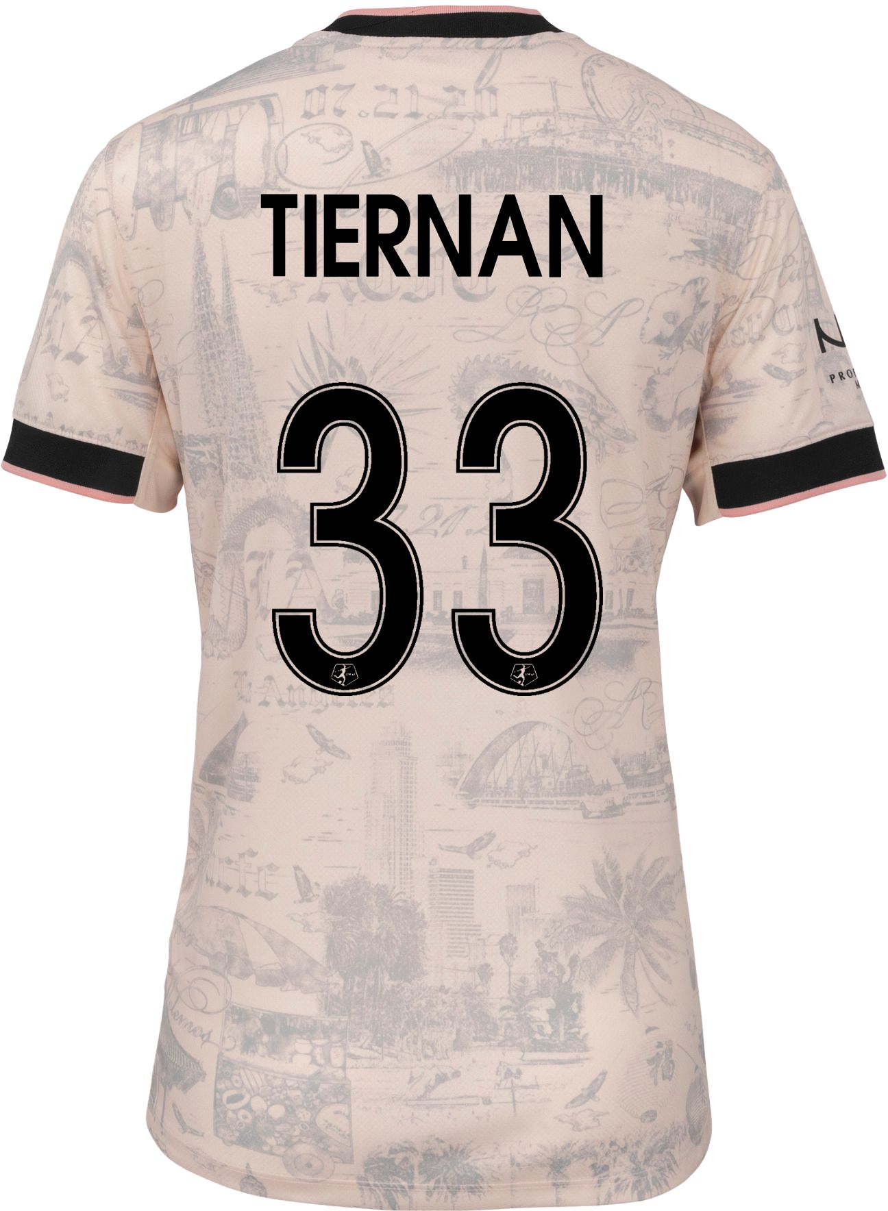 Nike Women's Angel City FC Riley Tiernan #33 2026 Away Replica Jersey product image