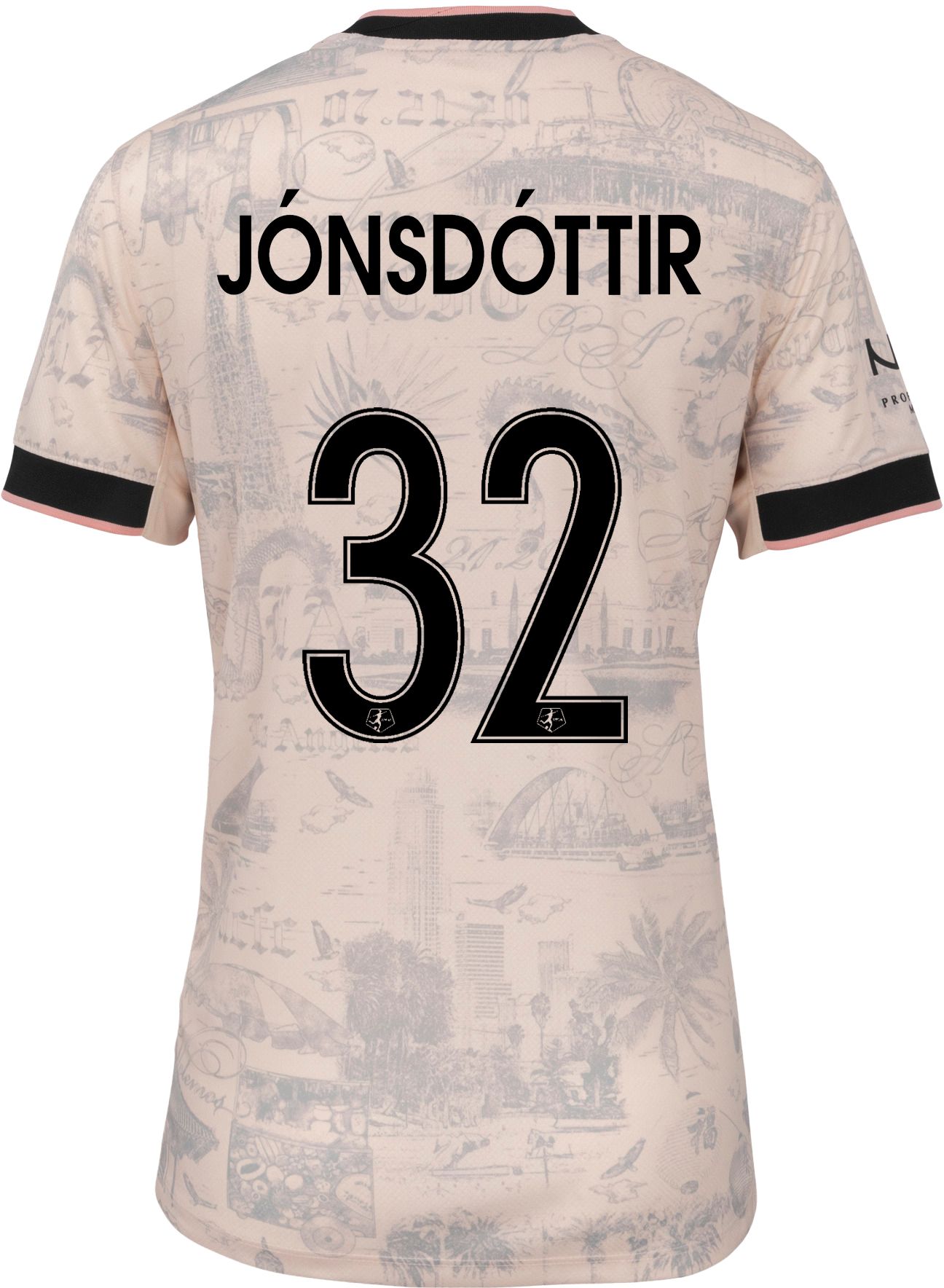 Nike Women's Angel City FC Sveidis Jane Jonsdottir #32 2026 Away Replica Jersey product image