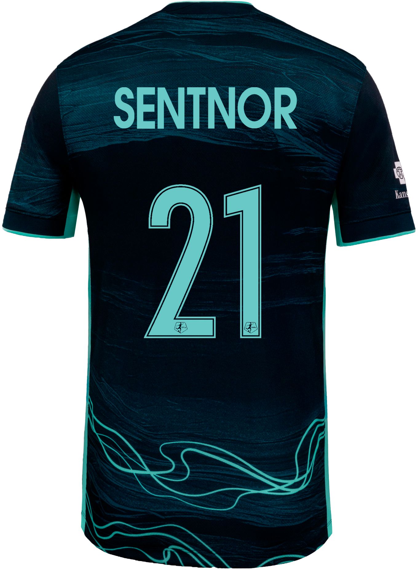 Nike Adult Kansas City Current Ally Sentnor #21 2026 Third Replica Jersey product image