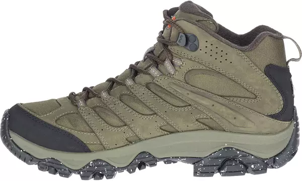 Merrell Moab 3 Smooth Mid GTX Gore-Tex Olive Green Men Outdoors Hiking  J036373