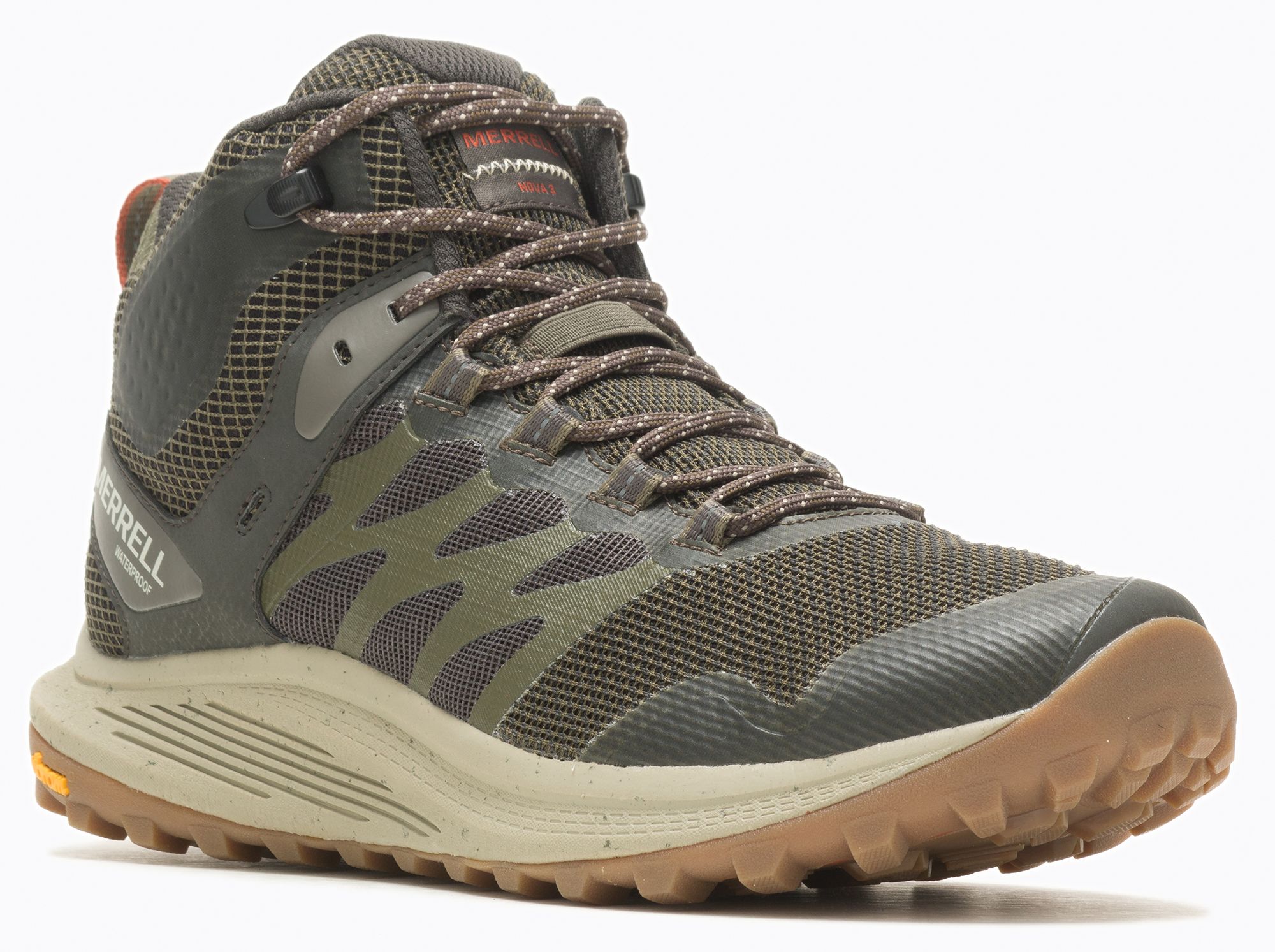 Merrell Men's Nova 3 Mid Waterproof Hiking Boots product image
