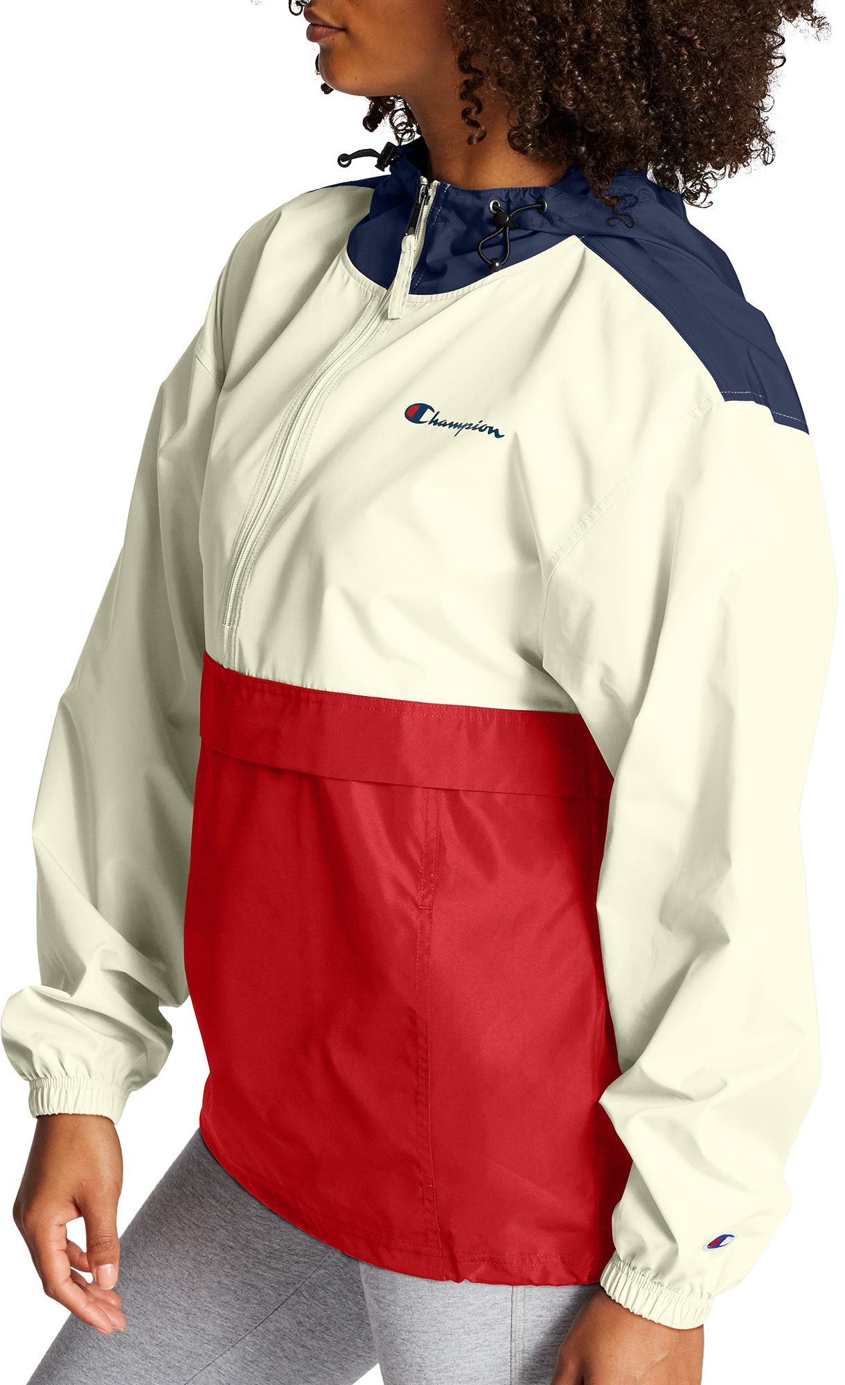 women's champion colorblock packable jacket