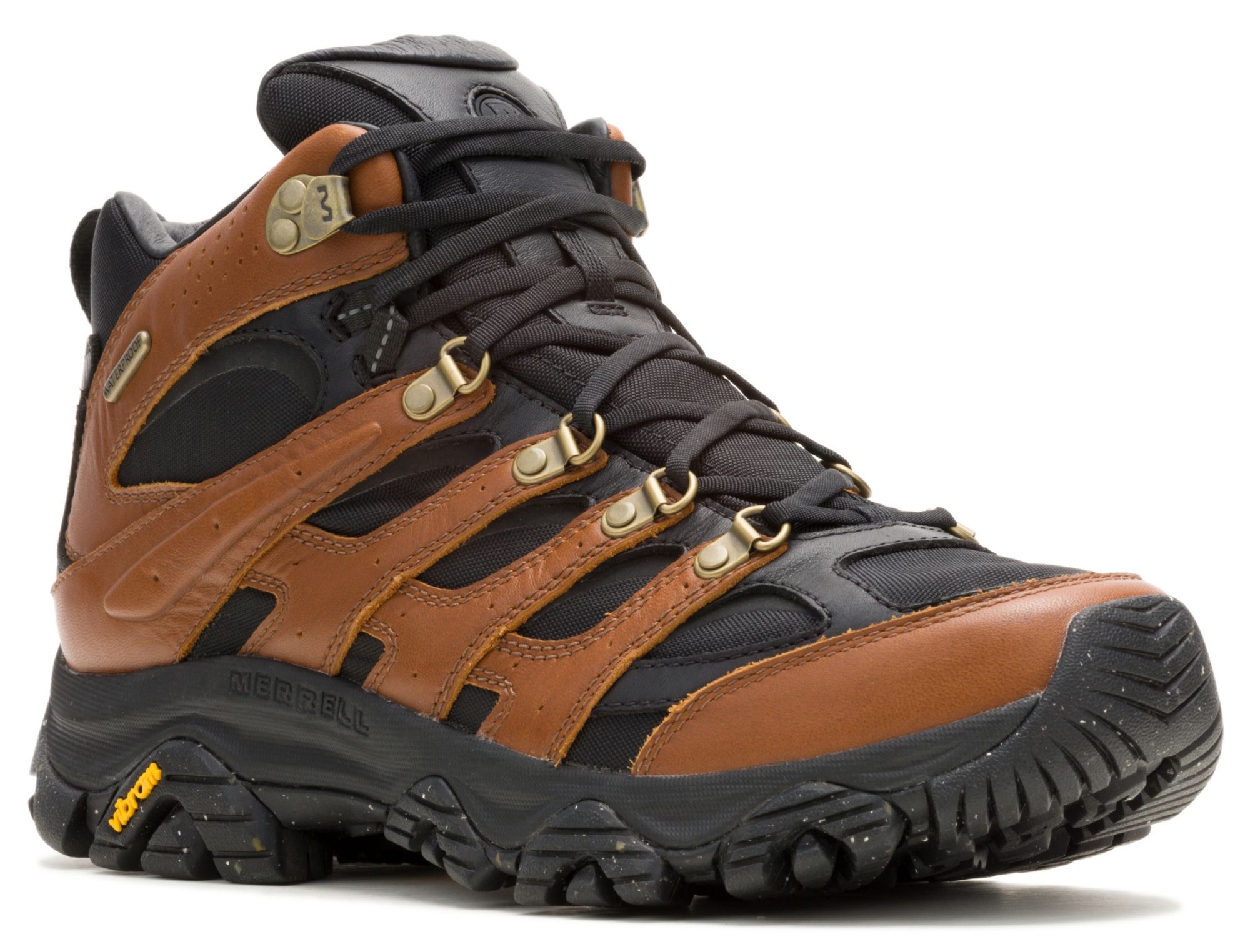 Merrell Men's Moab 3 Luxe Leather Mid Waterproof Hiking Boots product image