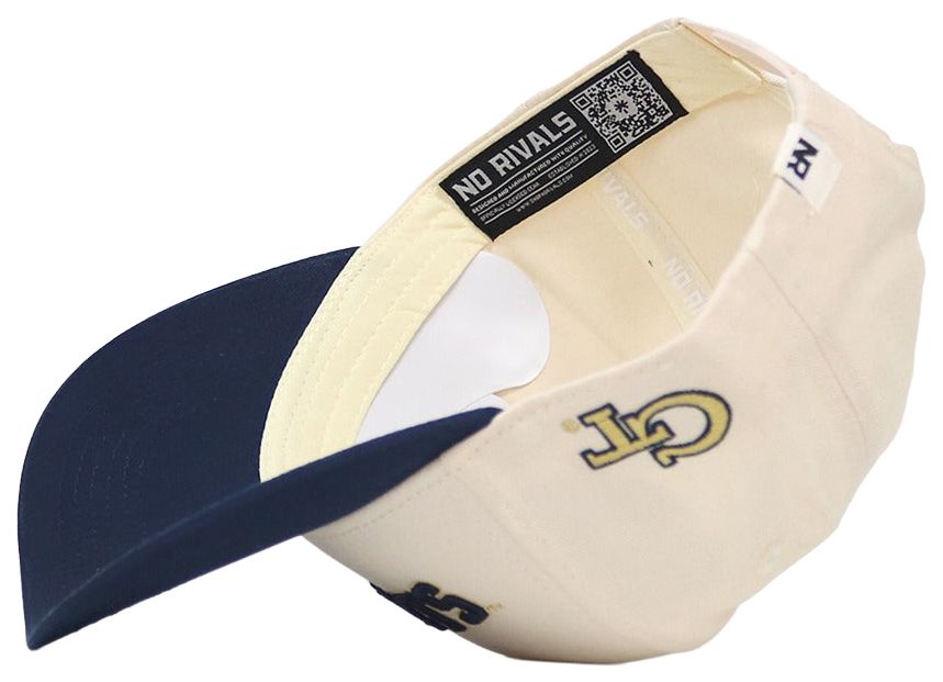 No Rivals Adult Georgia Tech Yellow Jackets Navy Upside Down Adjustable Snapback Hat product image