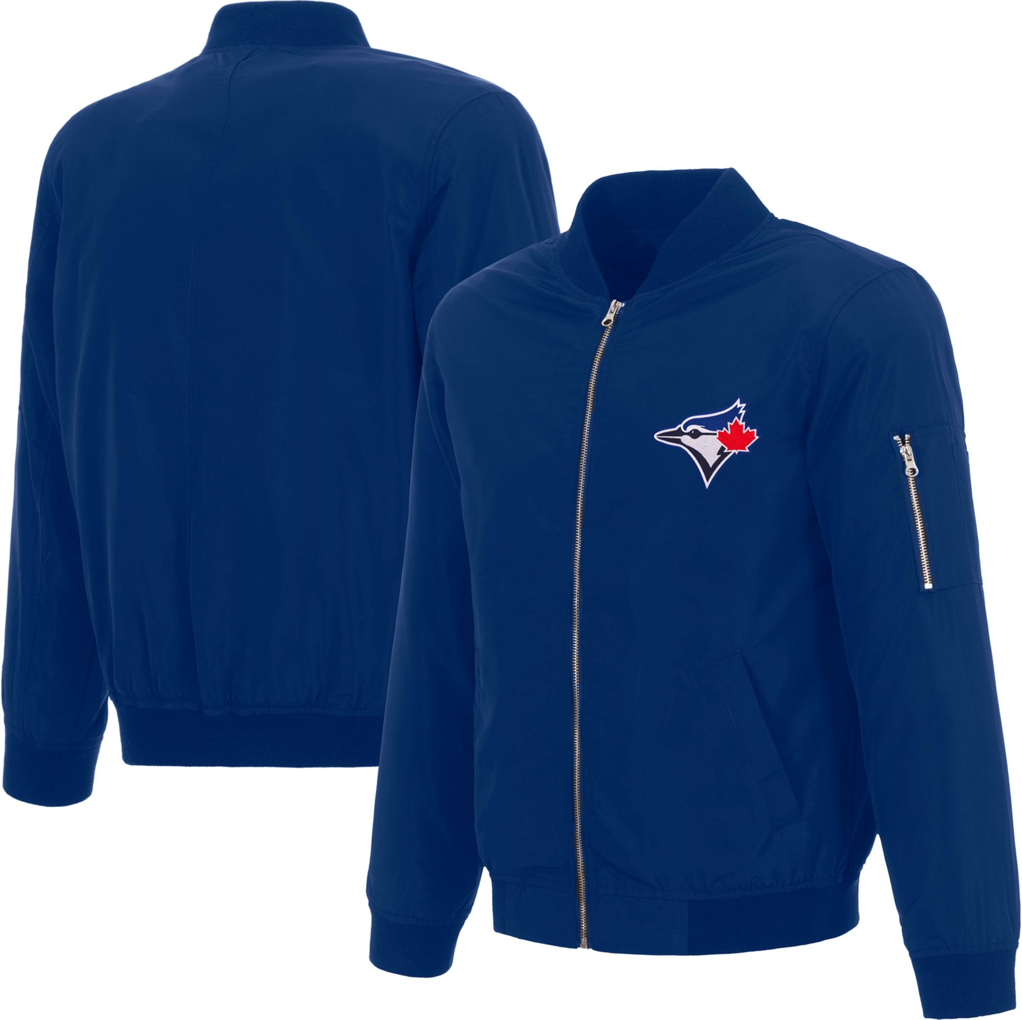 JH Design Men's Toronto Blue Jays Royal Bomber Jacket product image