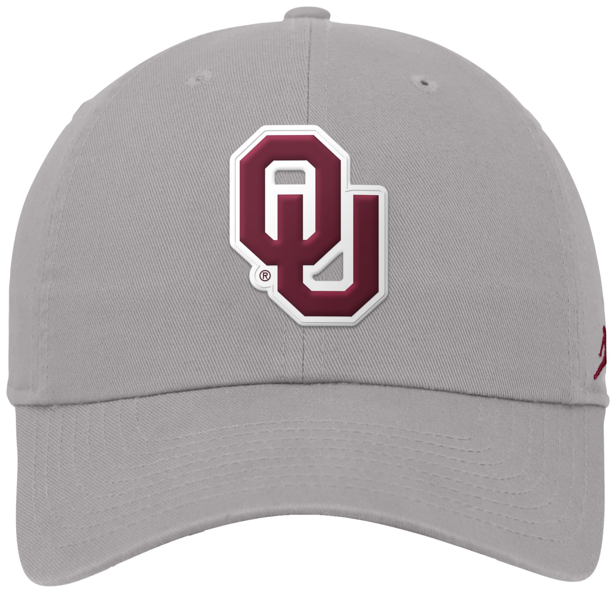 Jordan Men's Oklahoma Sooners Grey Club Slouch Adjustable Hat product image