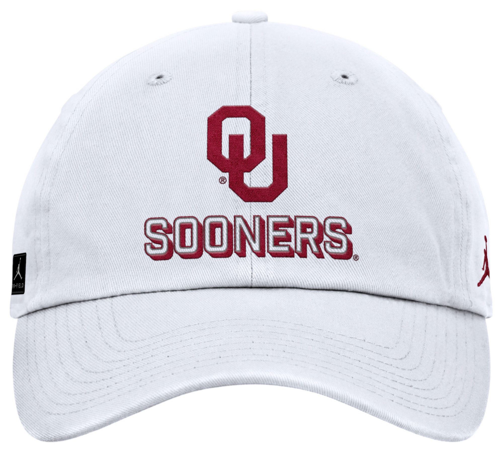Jordan Adult Oklahoma Sooners White Game Day Club Adjustable Hat product image
