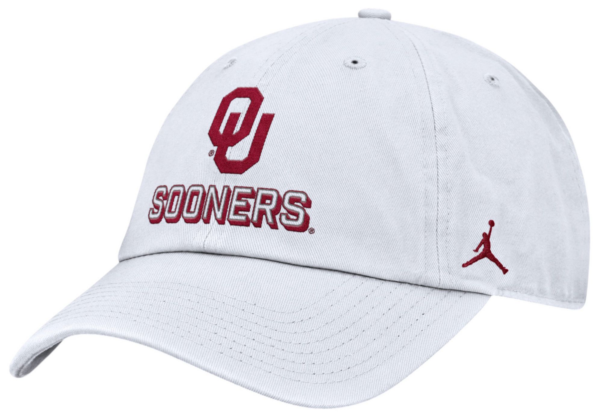 Jordan Adult Oklahoma Sooners White Game Day Club Adjustable Hat product image