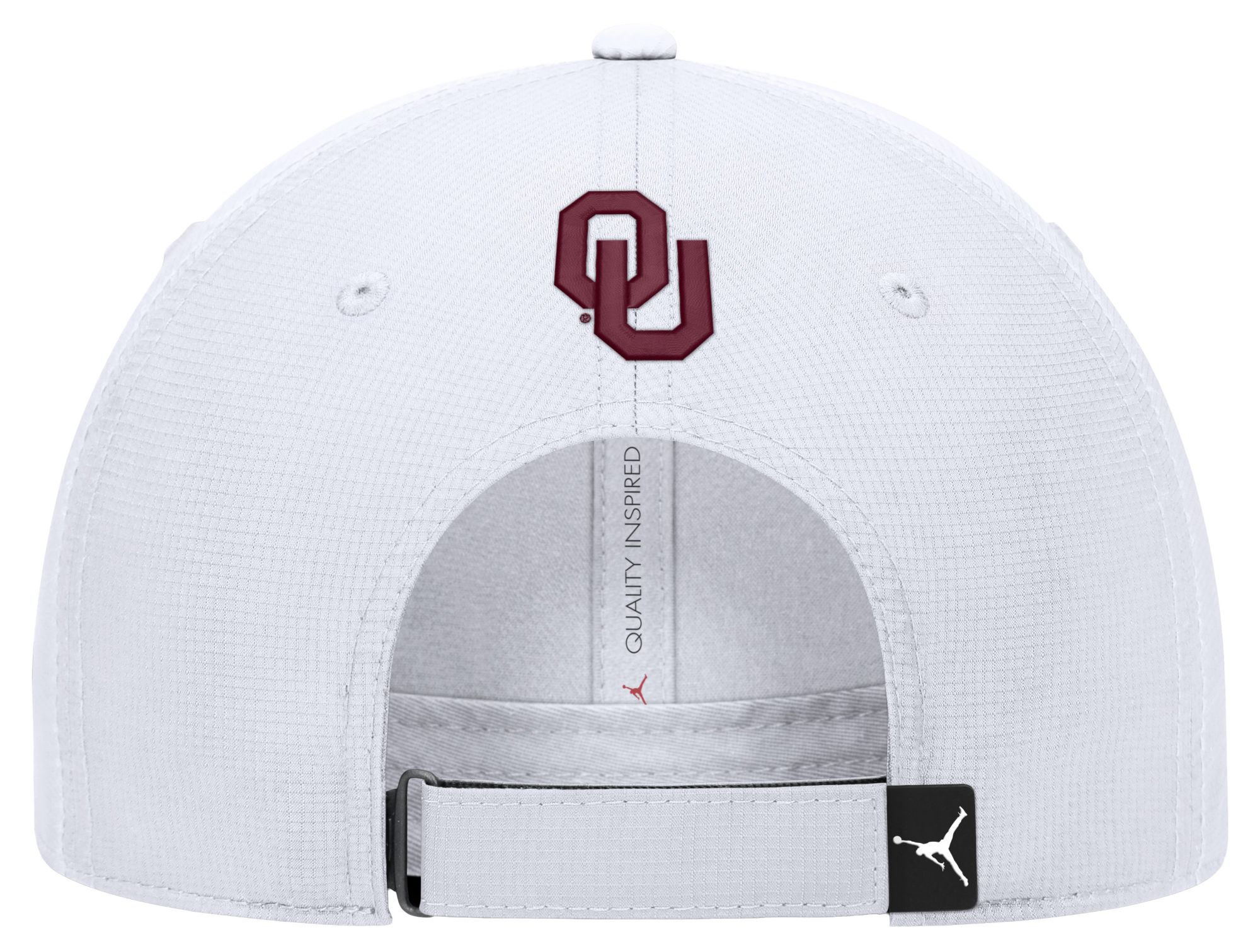 Jordan Adult Oklahoma Sooners White Dri-Fit Primetime Structured Adjustable Hat product image