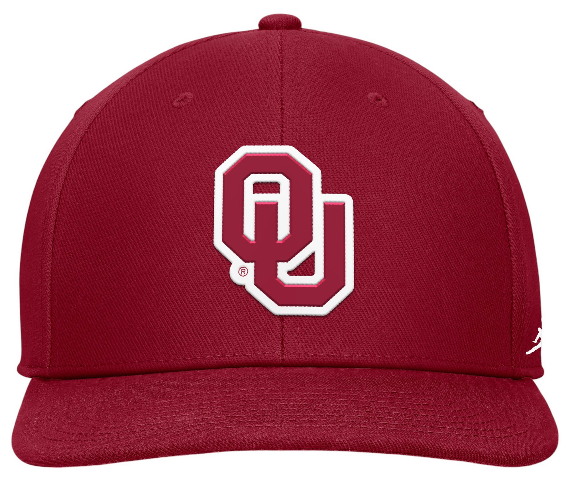 Jordan Men's Oklahoma Sooners Crimson Pro Flat Brim Snapback Adjustable Hat product image