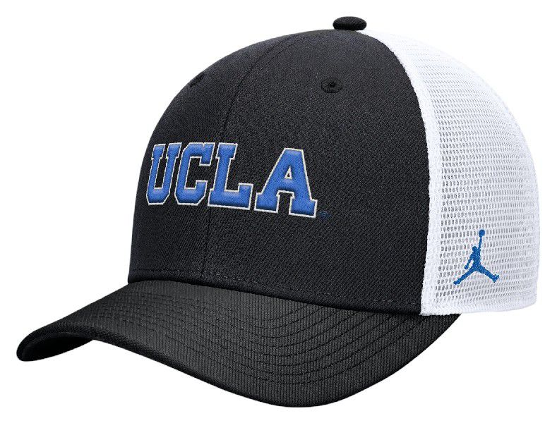 Jordan Adult UCLA Bruins Black Rise Gameday Trucker Adjustable Hat product image