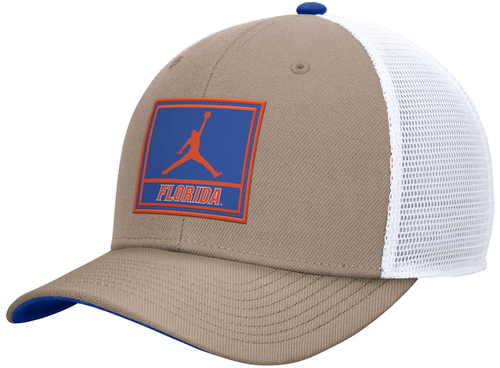 Jordan Men's Florida Gators White Rise Adjustable Trucker Hat product image