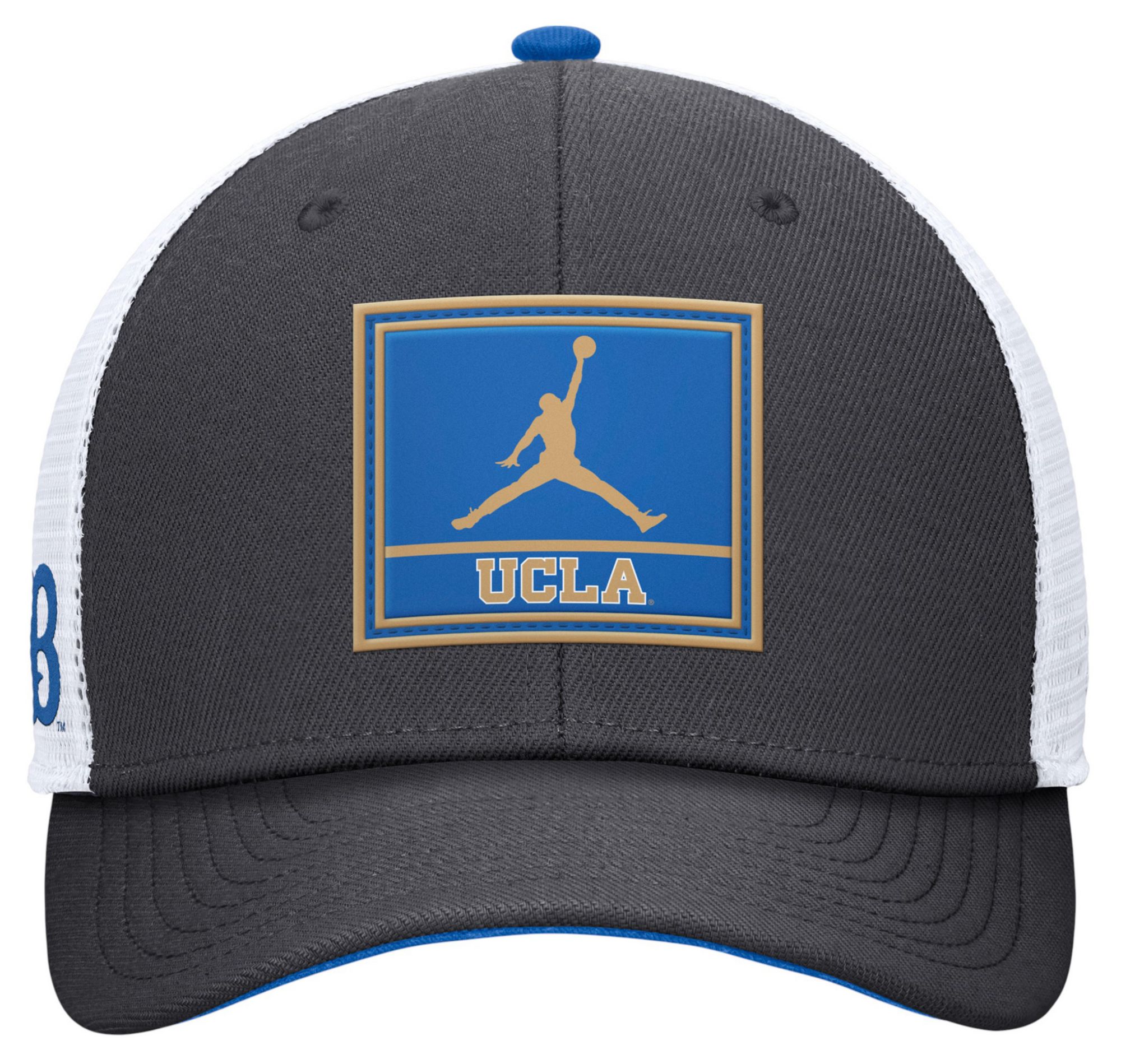 Jordan Men's UCLA Bruins Grey Rise Adjustable Trucker Hat product image