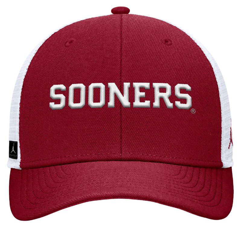 Jordan Adult Oklahoma Sooners Team Crimson Rise Gameday Trucker Adjustable Hat product image