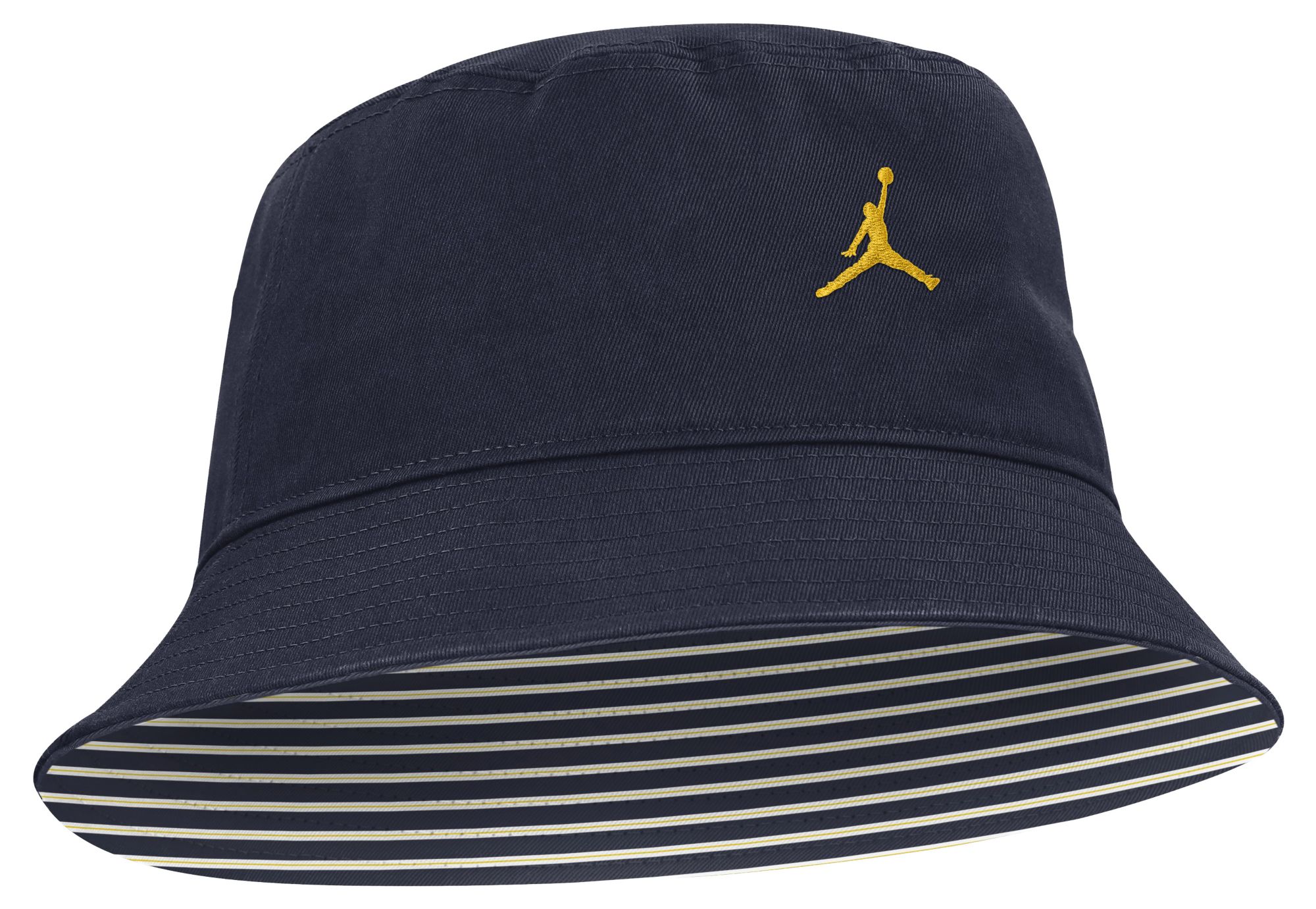 Jordan Adult Michigan Wolverines College Navy Apex Primetime Bucket Cap product image