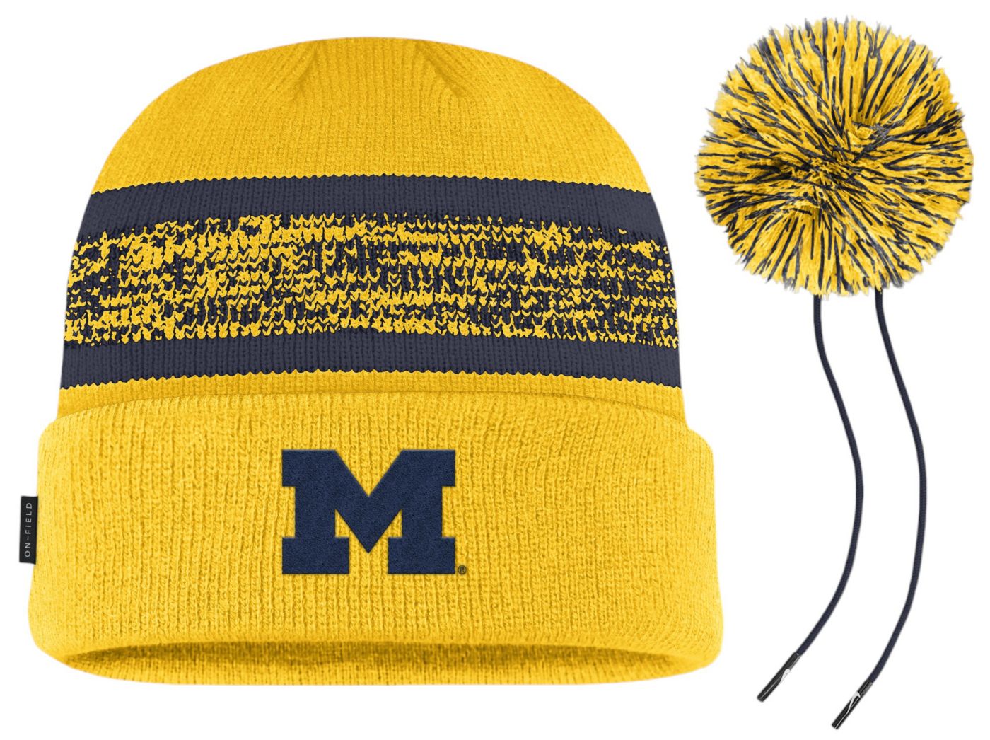 Michigan jordan beanie on sale