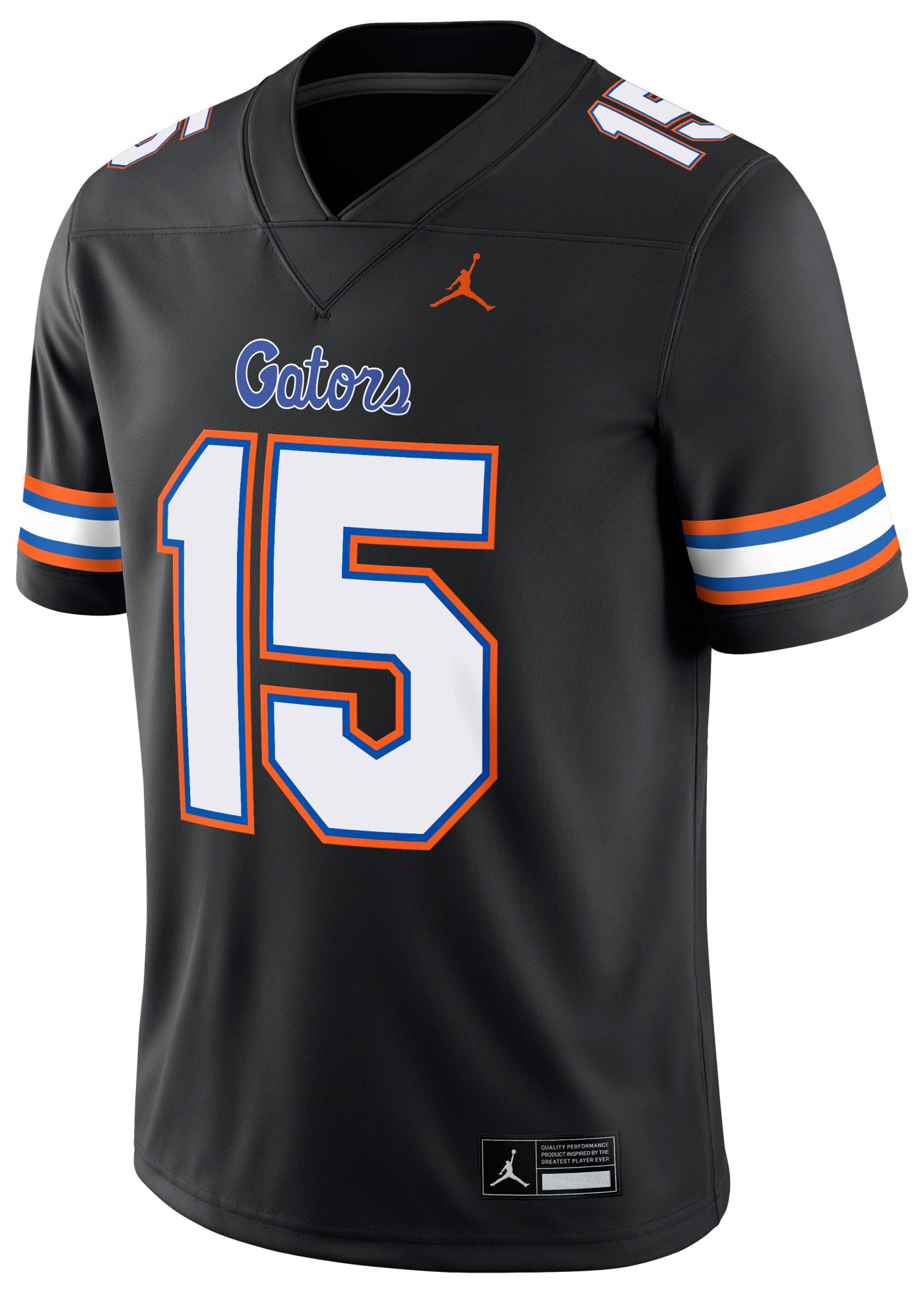 Jordan Men s Florida Gators Anthony Richardson 15 Black Dri FIT Replica Alternate Football Game Jersey Dick s Sporting Goods