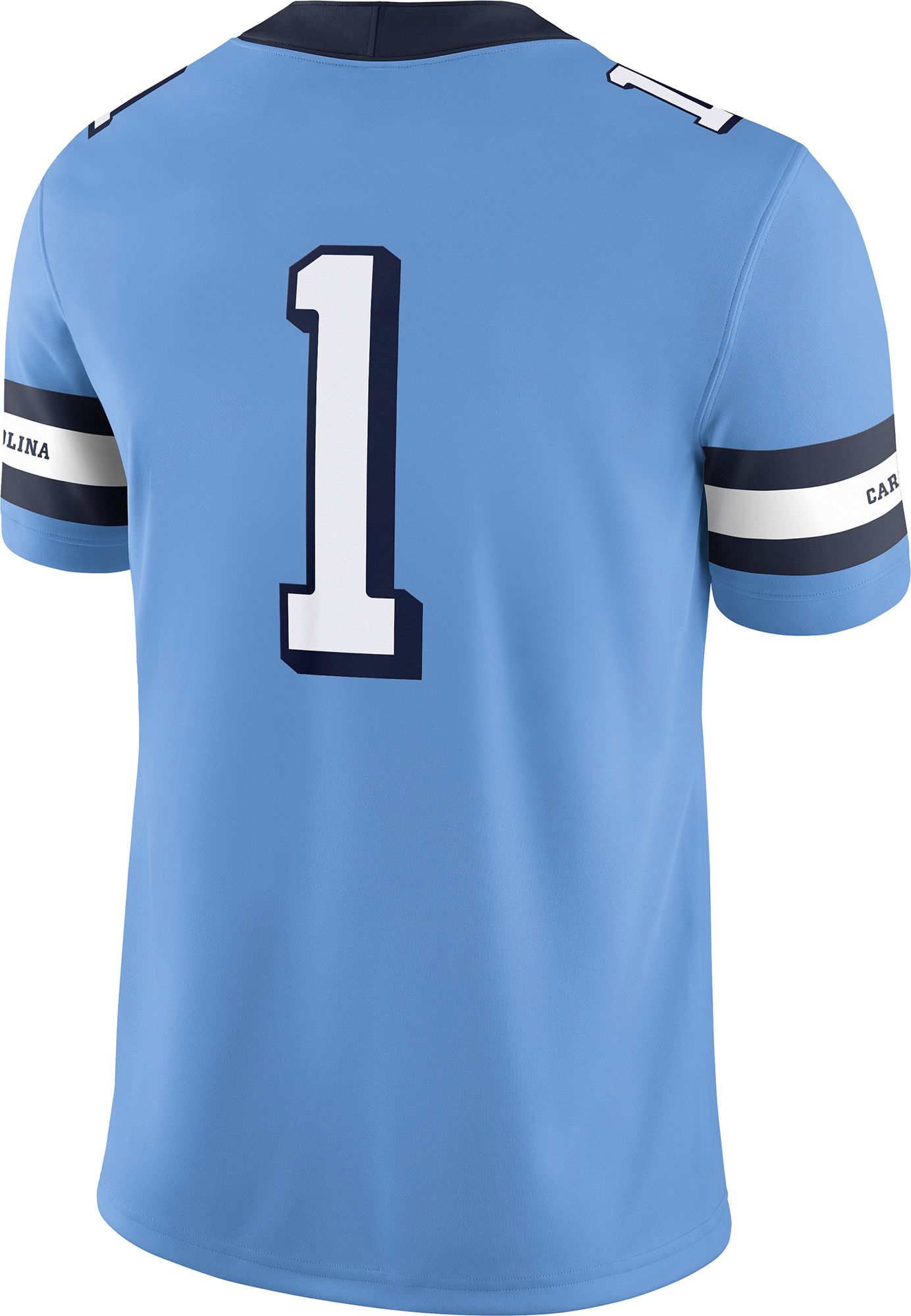 Jordan Men's North Carolina Tar Heels #1 Carolina Blue Dri-FIT Replica Football Game Jersey product image