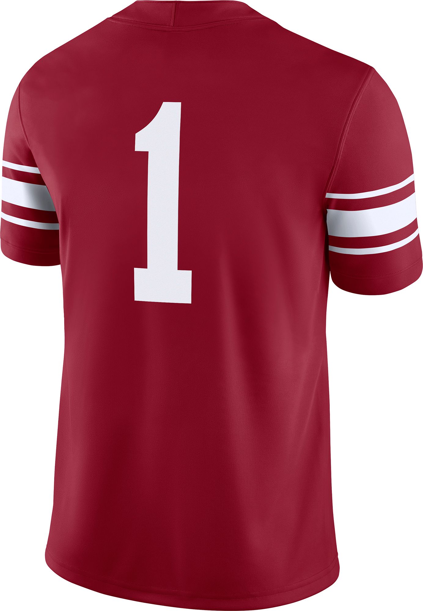 Jordan Men's Oklahoma Sooners #1 Crimson Dri-FIT Replica Throwback Football Game Jersey product image