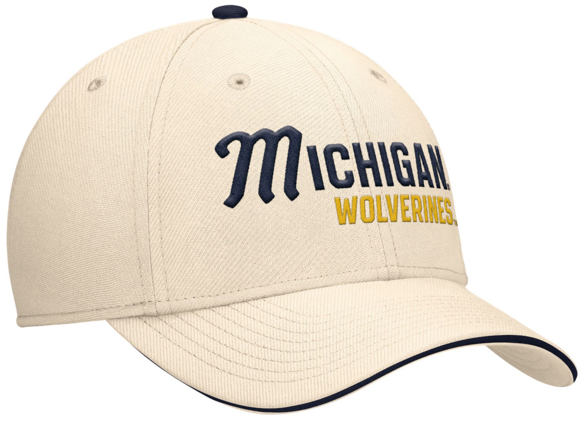 Jordan Adult Michigan Wolverines Natural Rise Primetime Swooshflex Cap product image