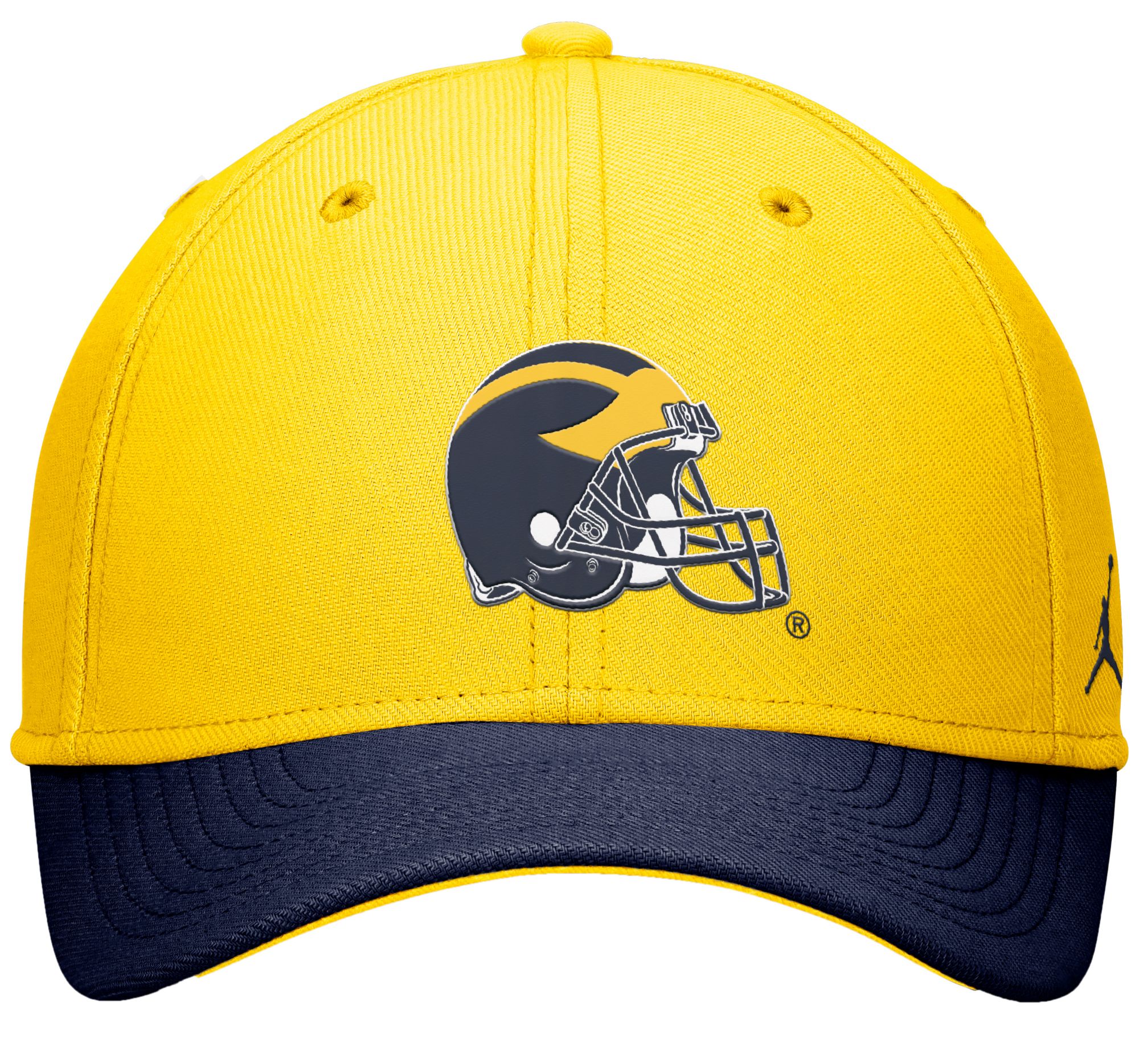 Jordan Adult Michigan Wolverines Maize Swooshflex Hat product image