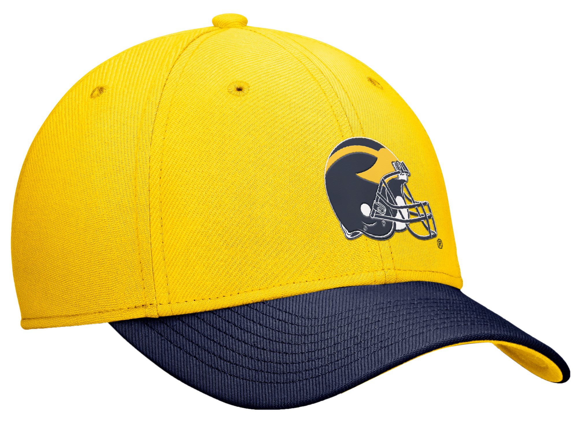 Jordan Adult Michigan Wolverines Maize Swooshflex Hat product image