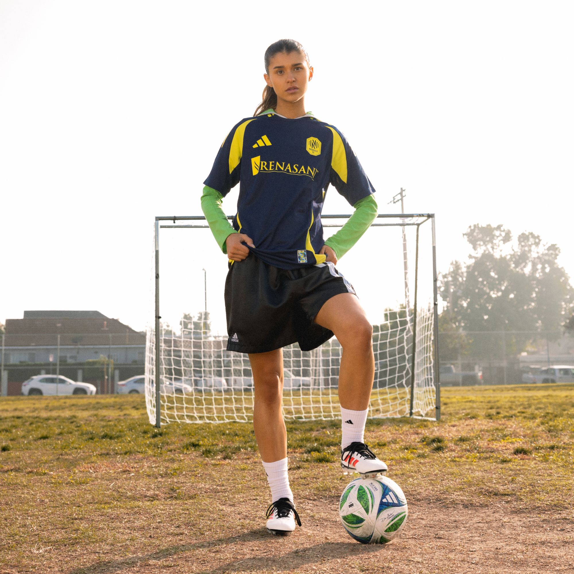 adidas Adult Nashville SC 2025 Secondary Authentic "The Heart of Nashville" Jersey product image