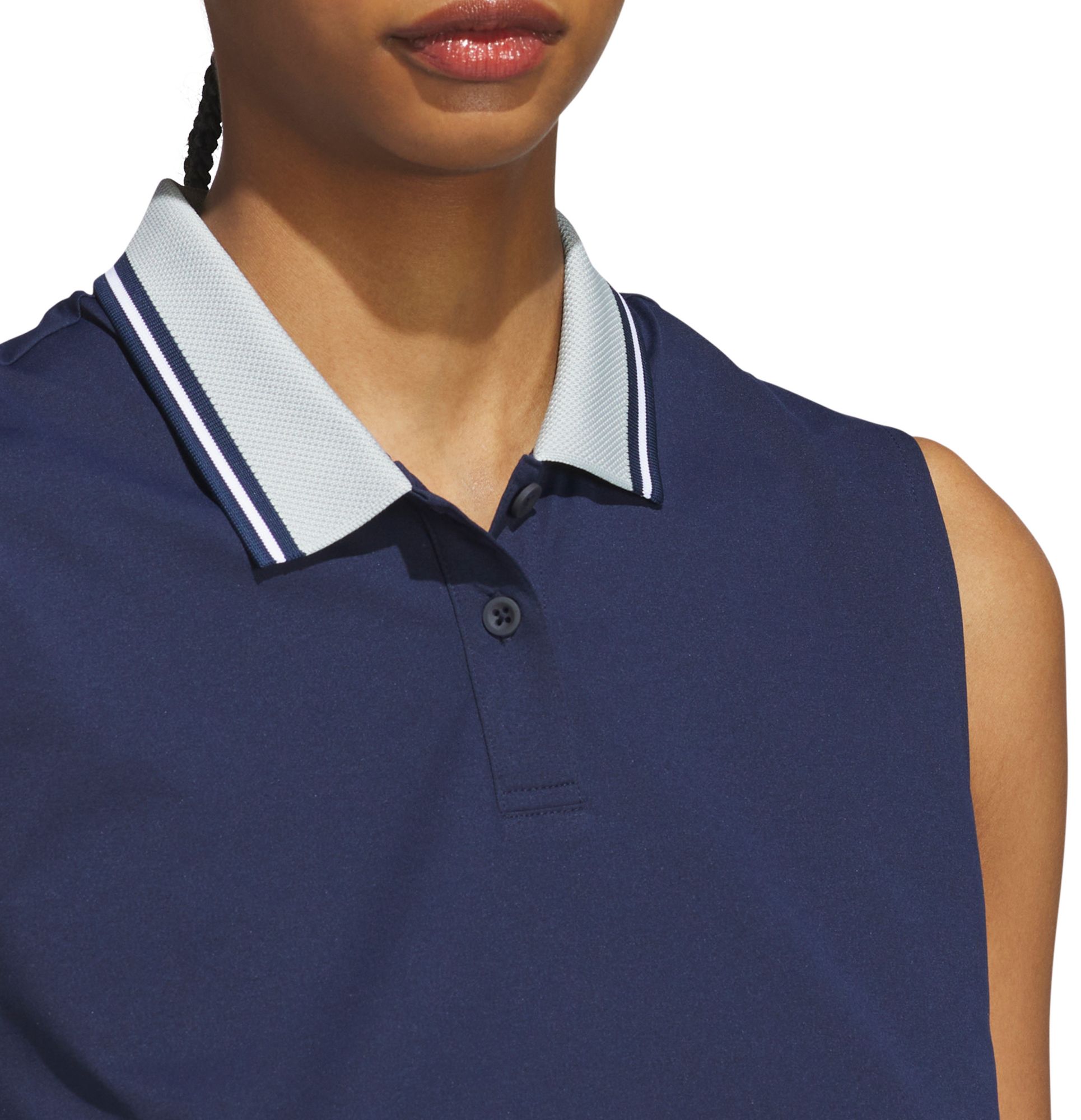 adidas Women's Beyond The Course Twistknit Sleeveless Golf Polo product image