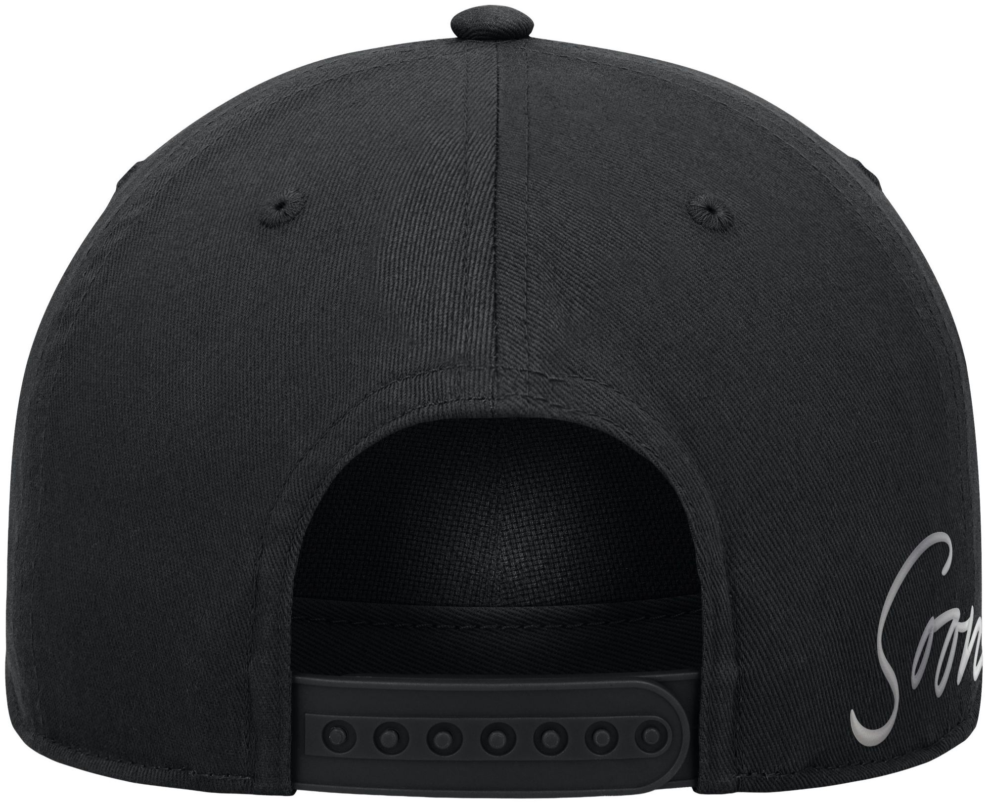 Jordan Adult Oklahoma Sooners Black Dri-Fit Rise A-Frame Adjustable Hat product image