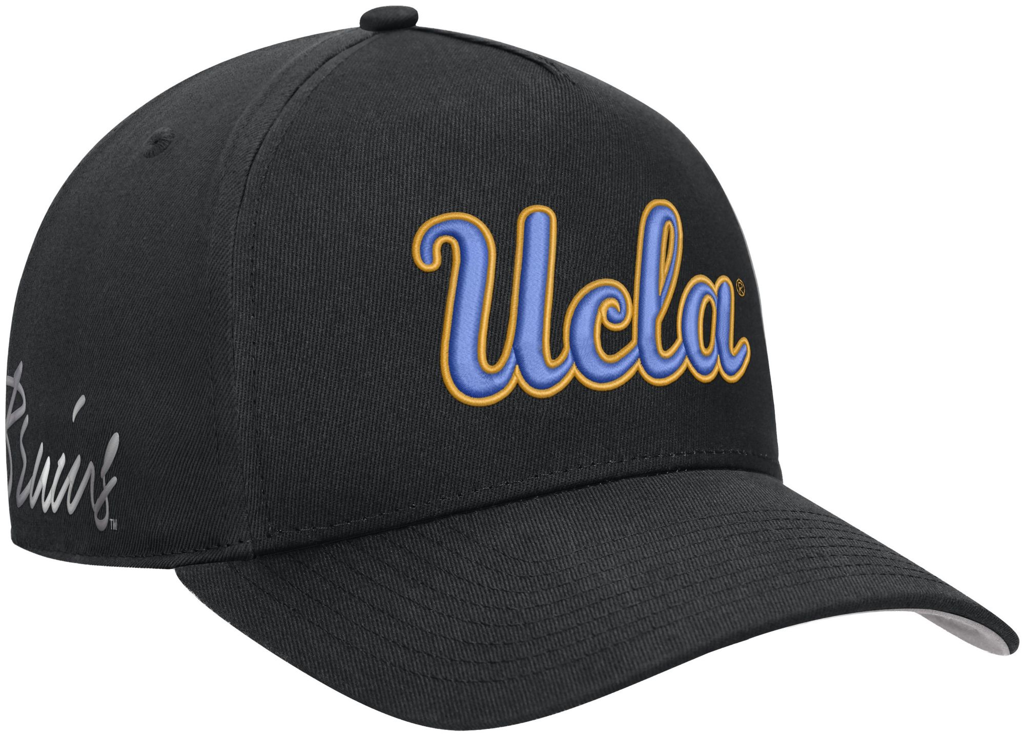 Jordan Adult UCLA Bruins Black Dri-Fit Rise A-Frame Adjustable Hat product image