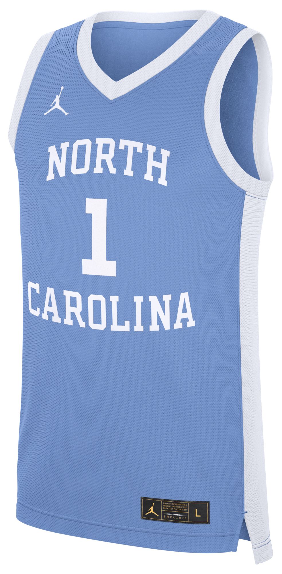 Jordan Men's North Carolina Tar Heels Carolina Blue Replica Basketball