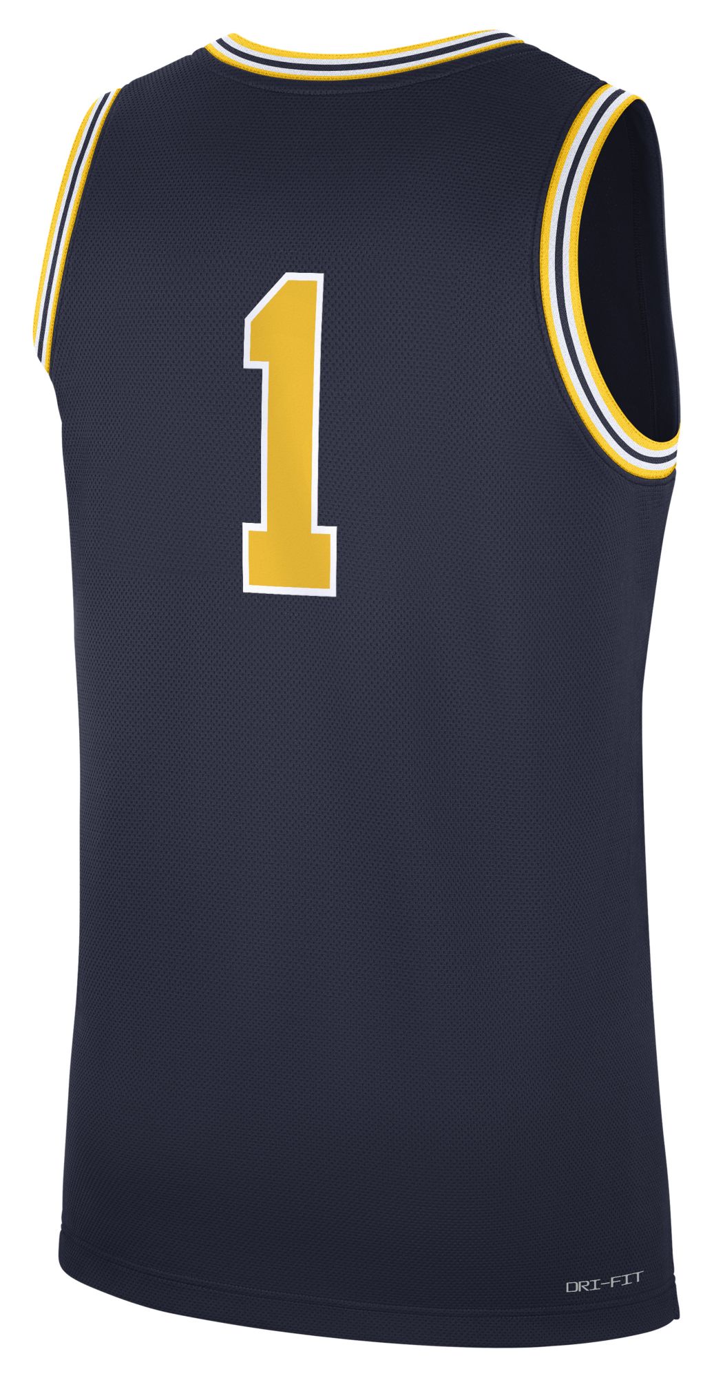 Jordan Men's Michigan Wolverines Blue Replica Basketball Jersey product image