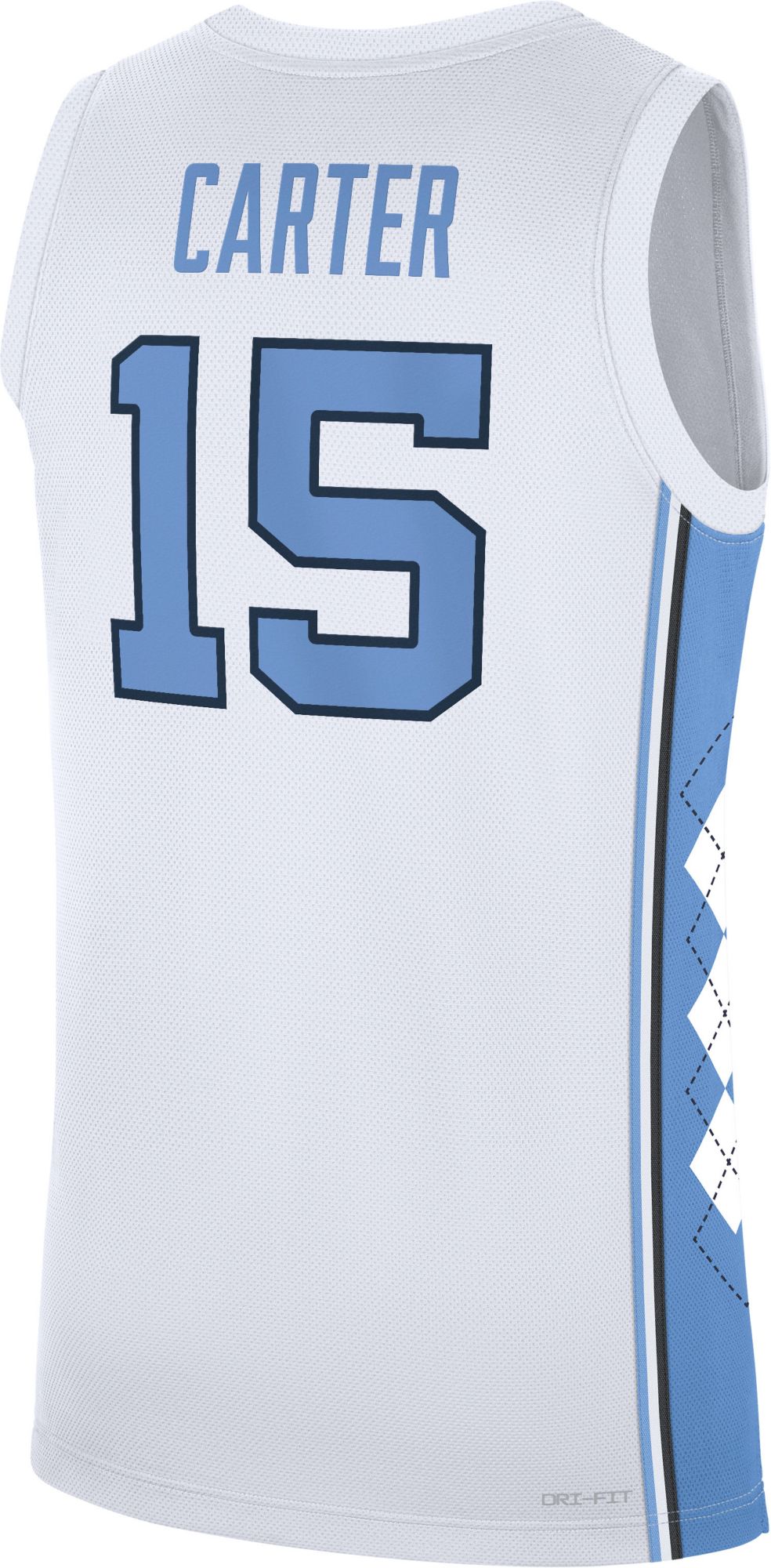 Jordan Men's North Carolina Tar Heels Vince Carter #15 White Jersey product image