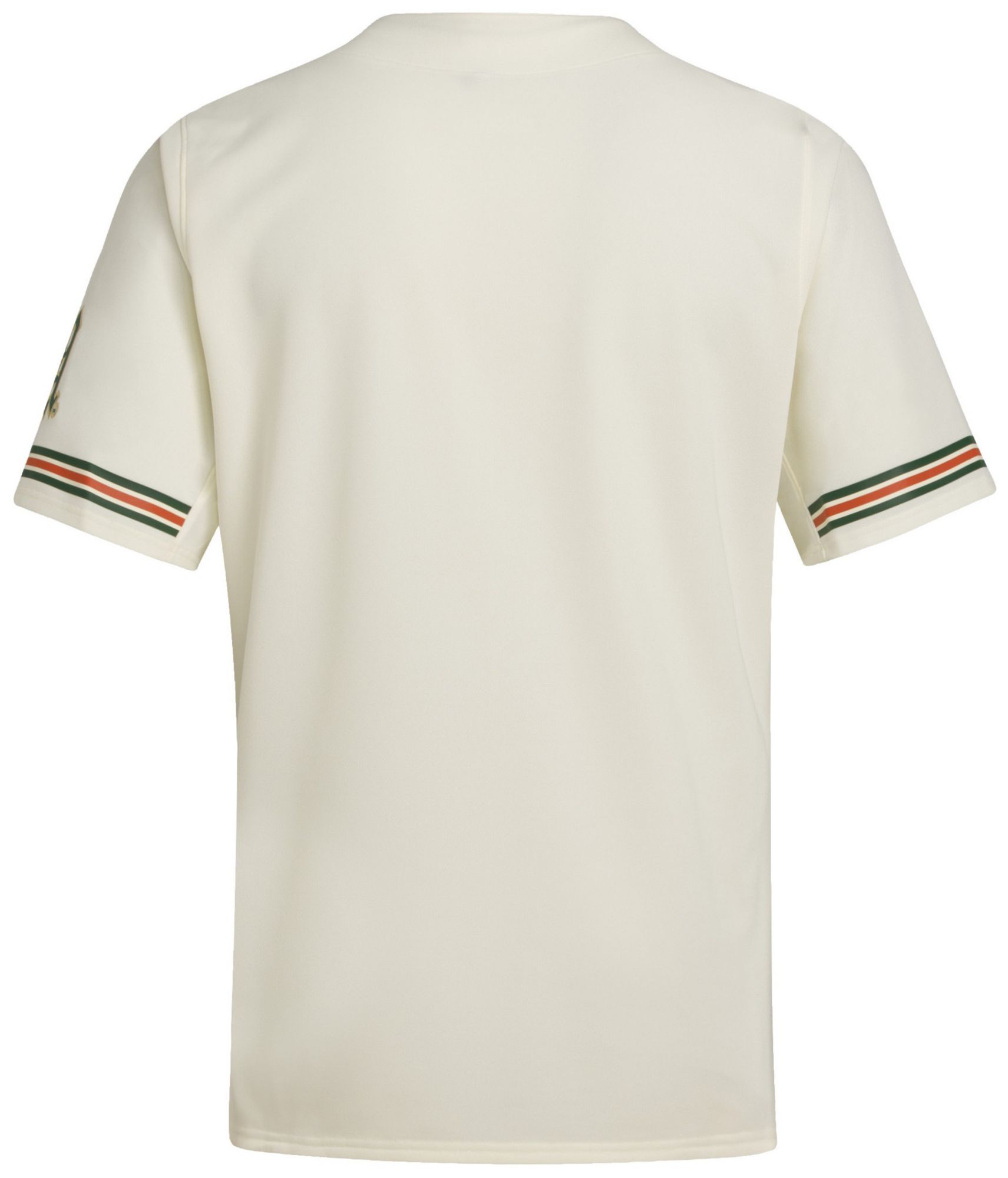 adidas Men's Miami Hurricanes Cream White Replica Baseball Jersey product image