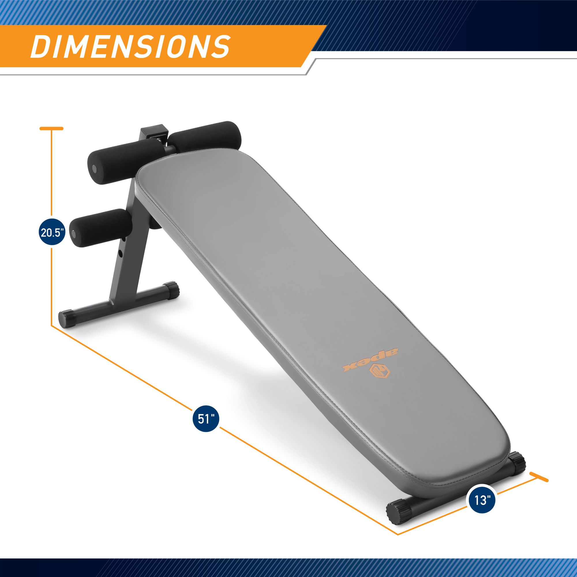 Apex Utility Slant Board Weight Bench product image