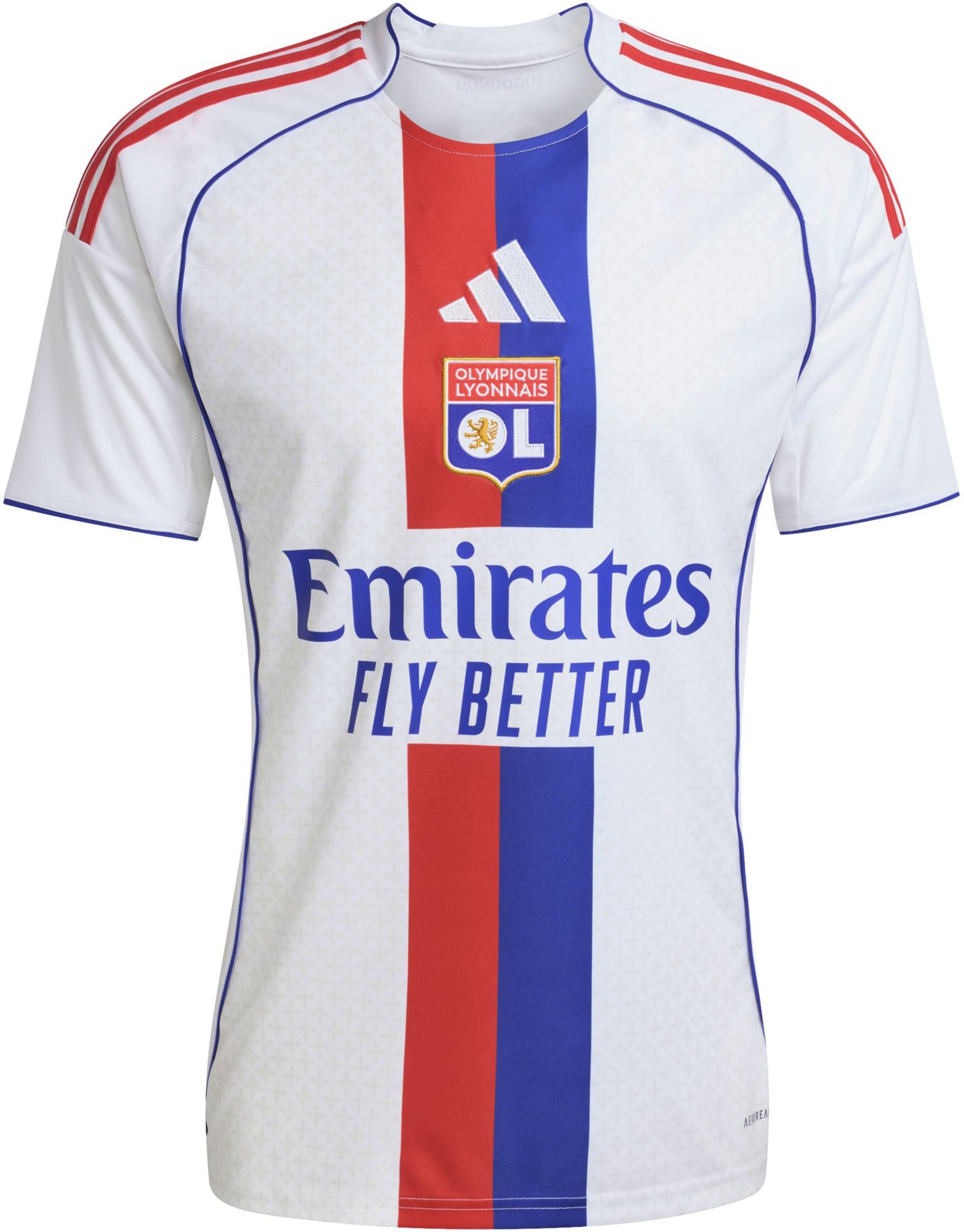 adidas Adult Lyon 2025-26 White Home Replica Jersey product image