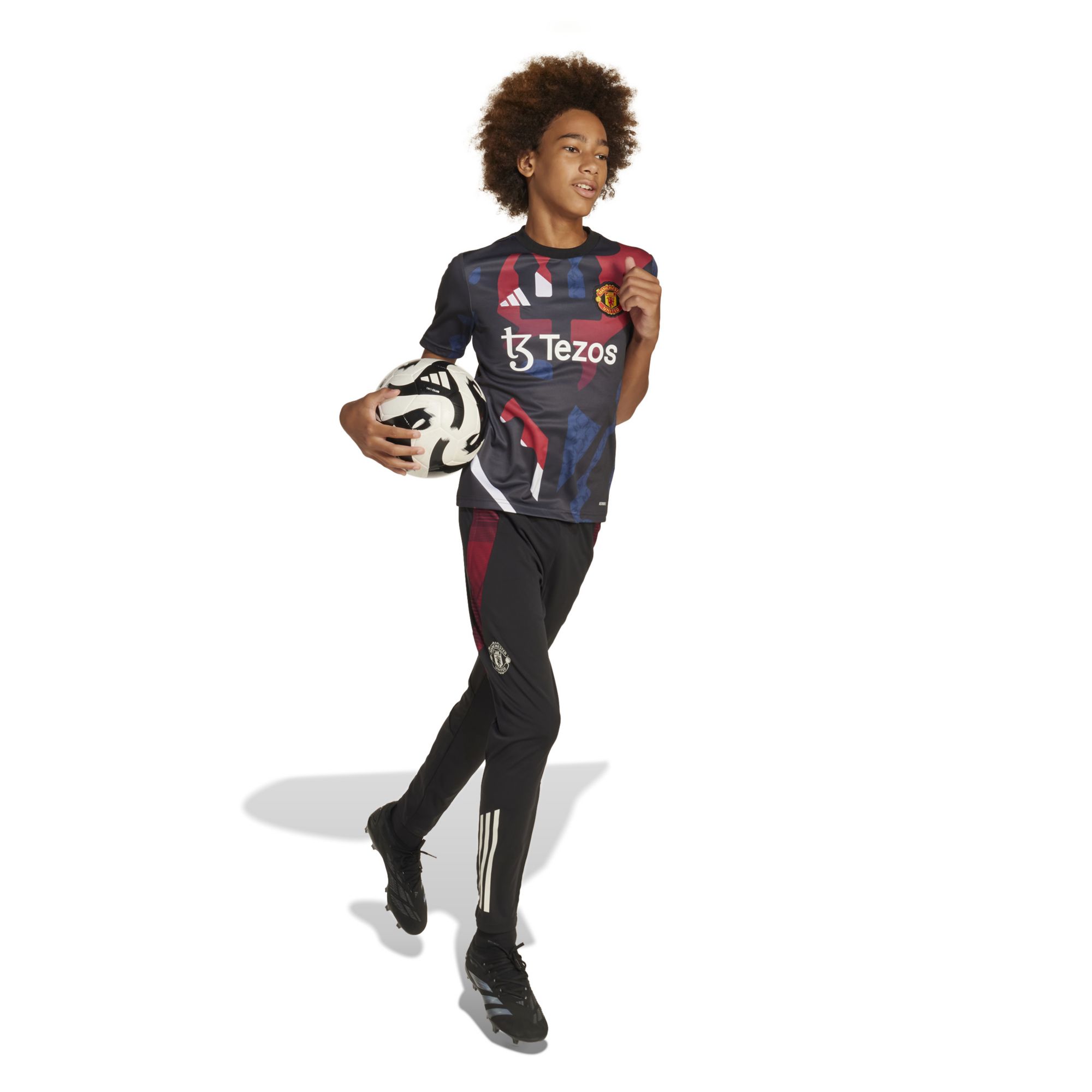 adidas Youth Manchester United 2024 Black Prematch Jersey product image