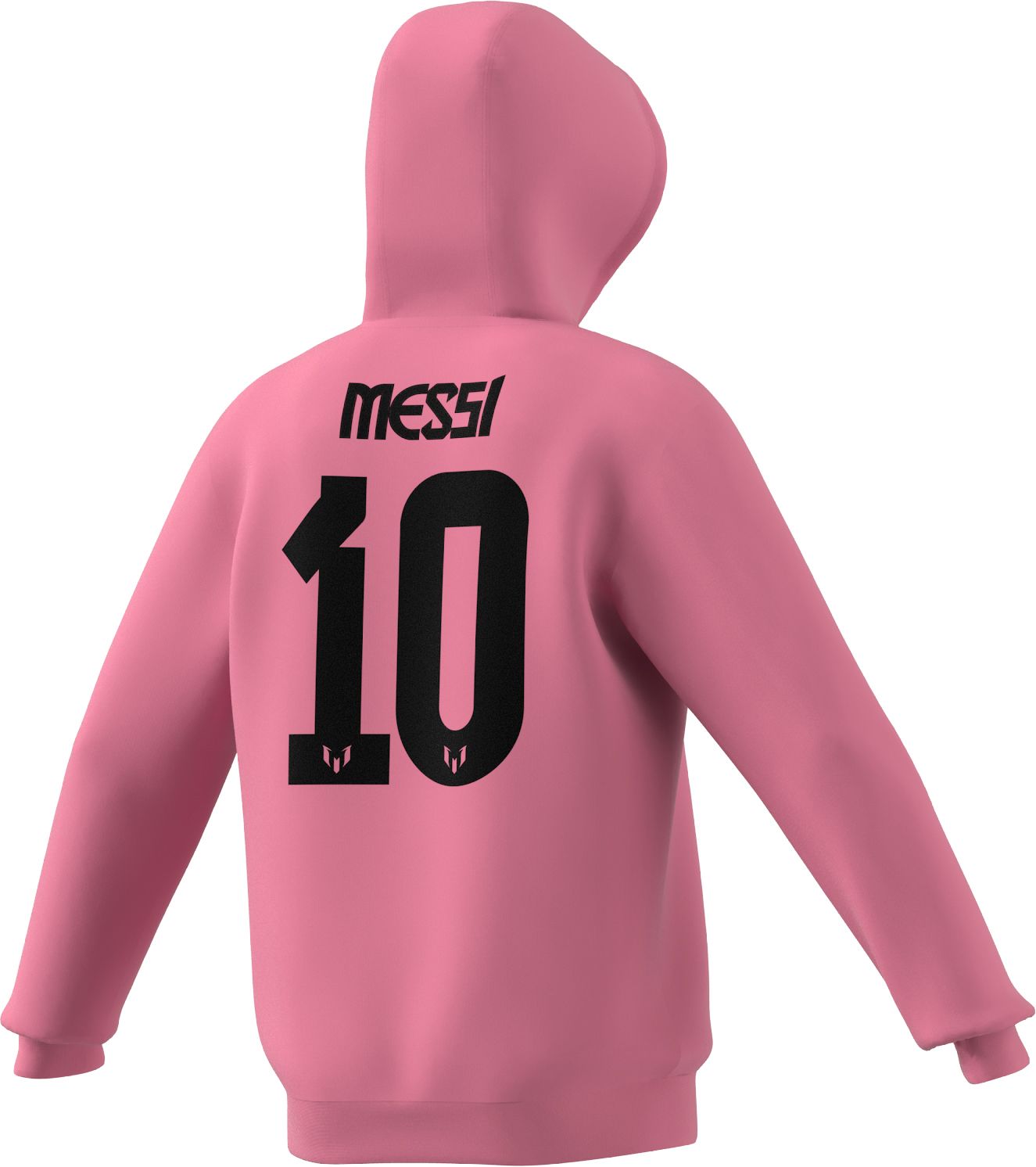 adidas Adult Inter Miami CF Lionel Messi #10 2025 Gen Pink Pullover Hoodie product image
