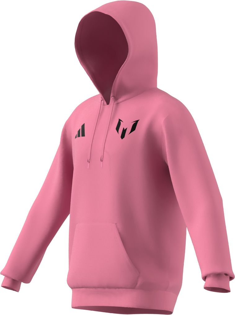 adidas Adult Inter Miami CF Lionel Messi #10 2025 Gen Pink Pullover Hoodie product image