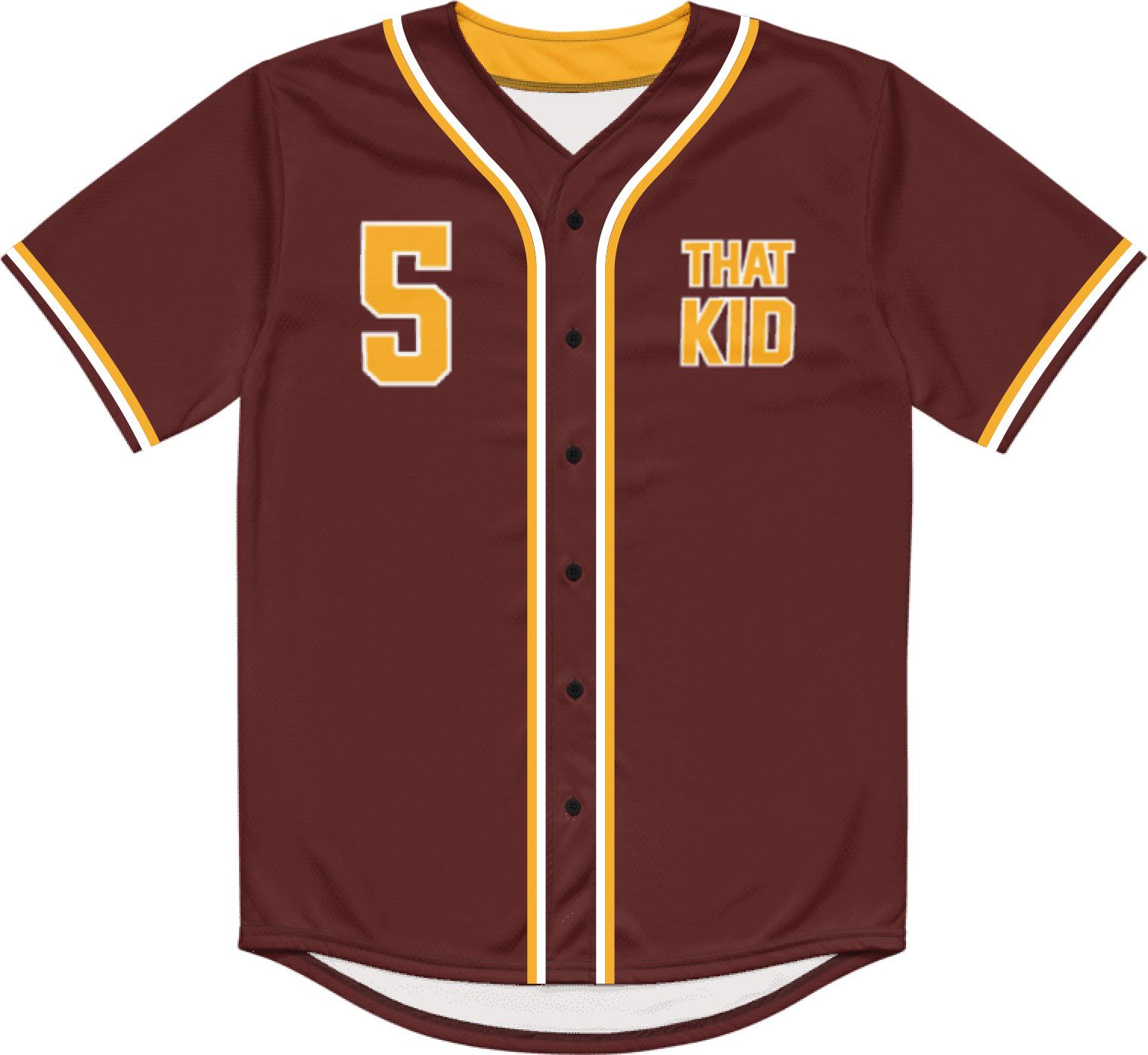 Athlete Studio Adult Jayden Daniels Red Baseball Jersey product image