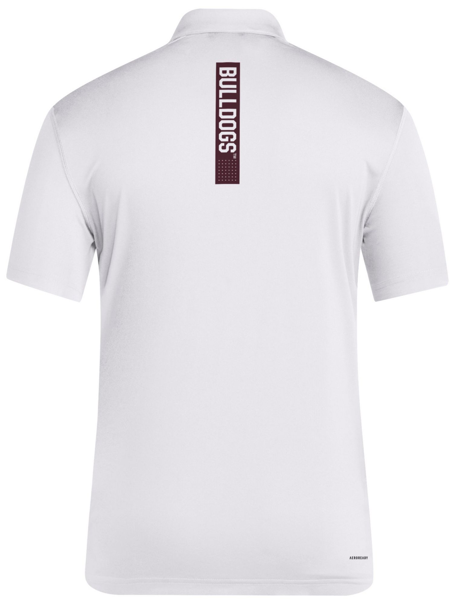 adidas Men's Mississippi State Bulldogs White Strategy Polo product image