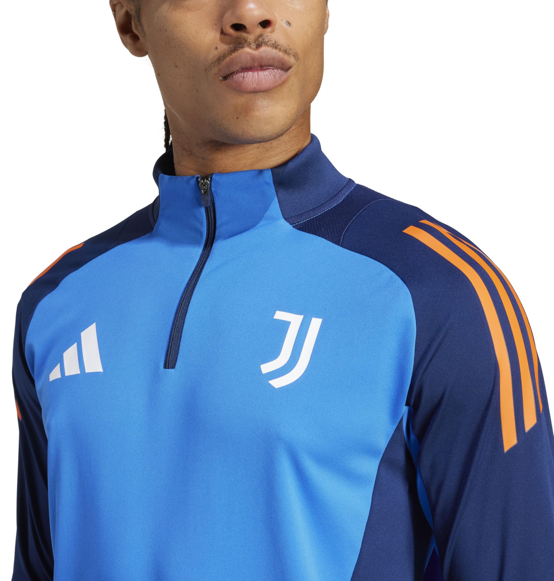 adidas Men's Juventus 2024 Blue Quarter-Zip Shirt product image